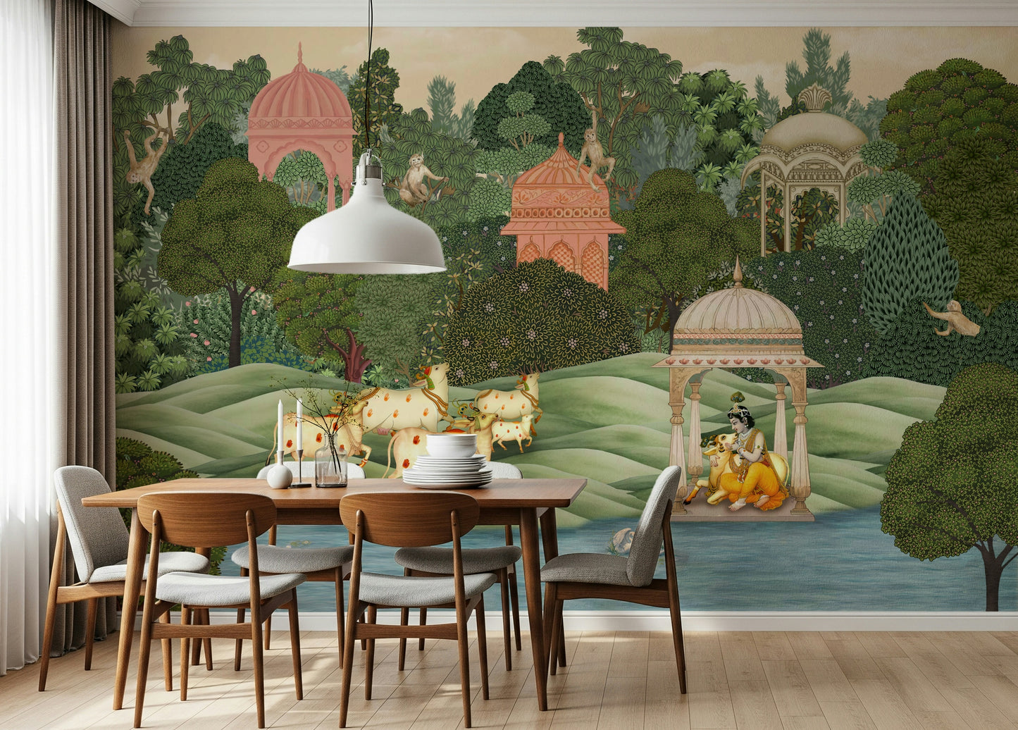 Krishna’s Sanctuary Wall Mural