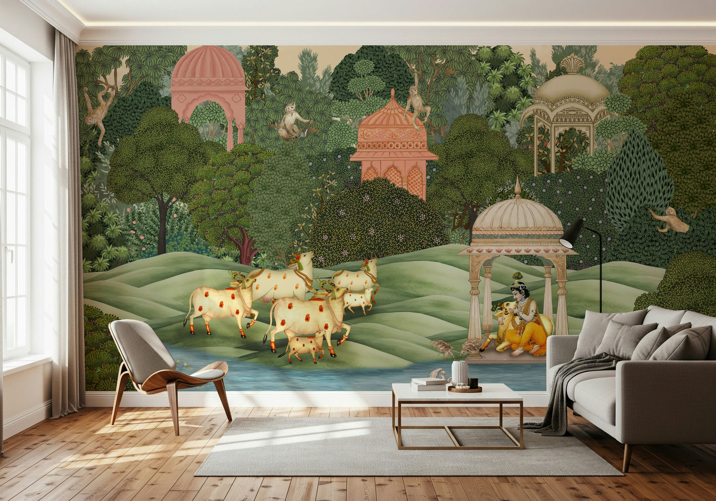 Krishna’s Sanctuary Wall Mural