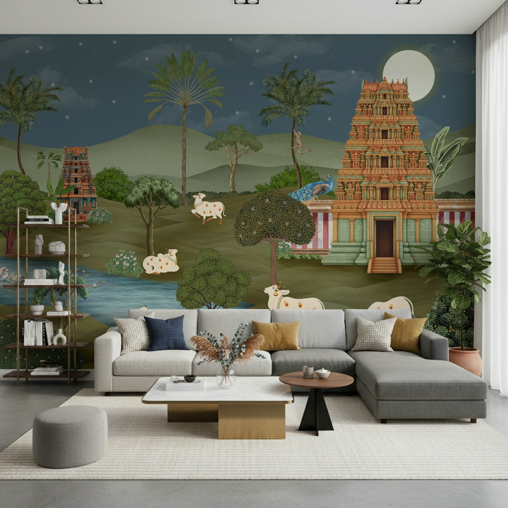 Mandir Majesty Wall Mural