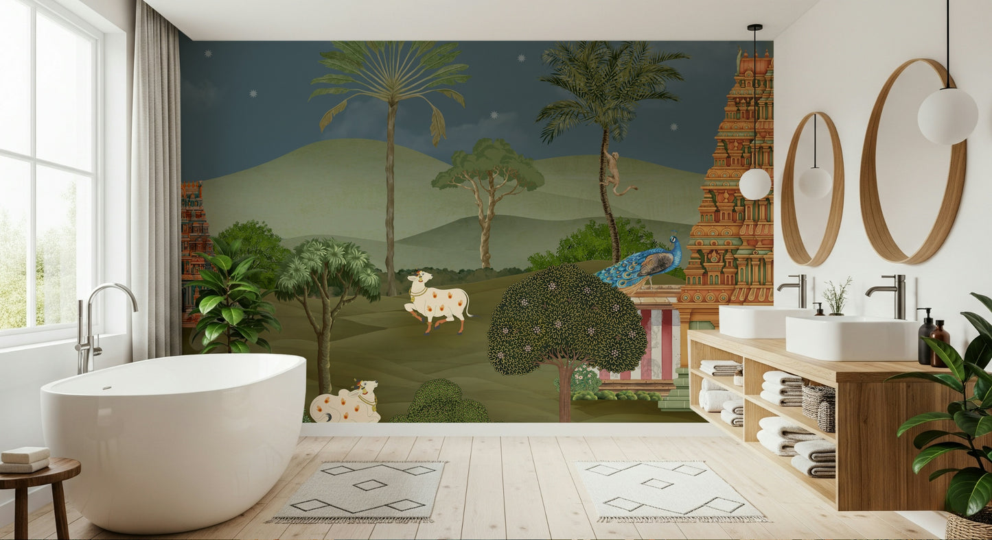 Mandir Majesty Wall Mural