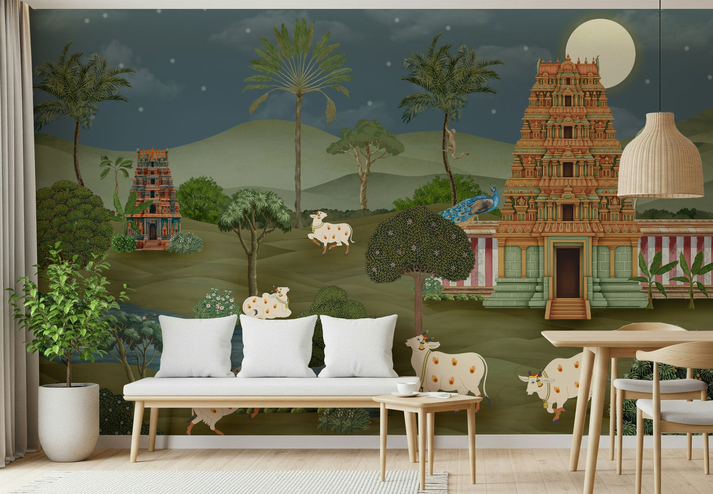 Mandir Majesty Wall Mural