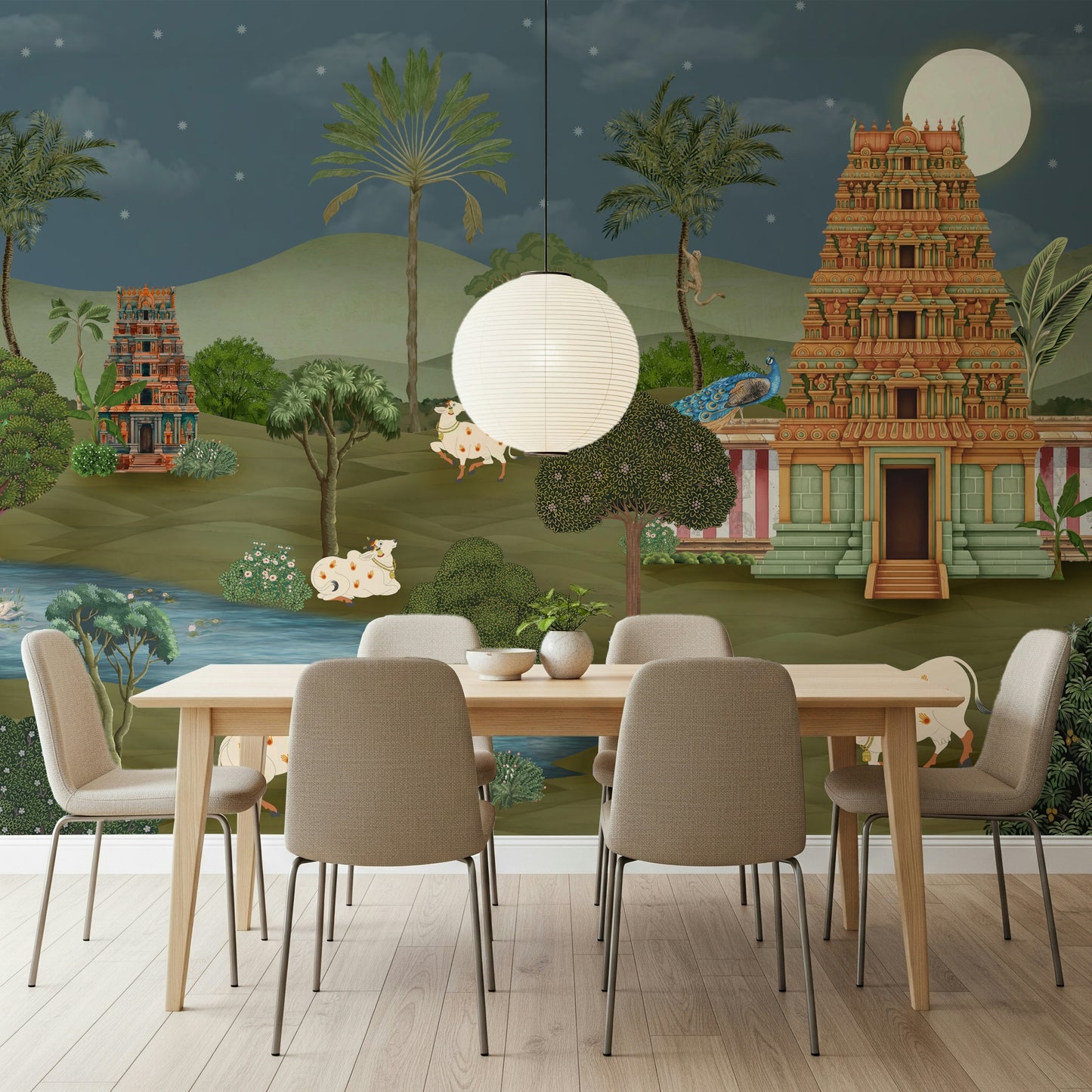 Mandir Majesty Wall Mural