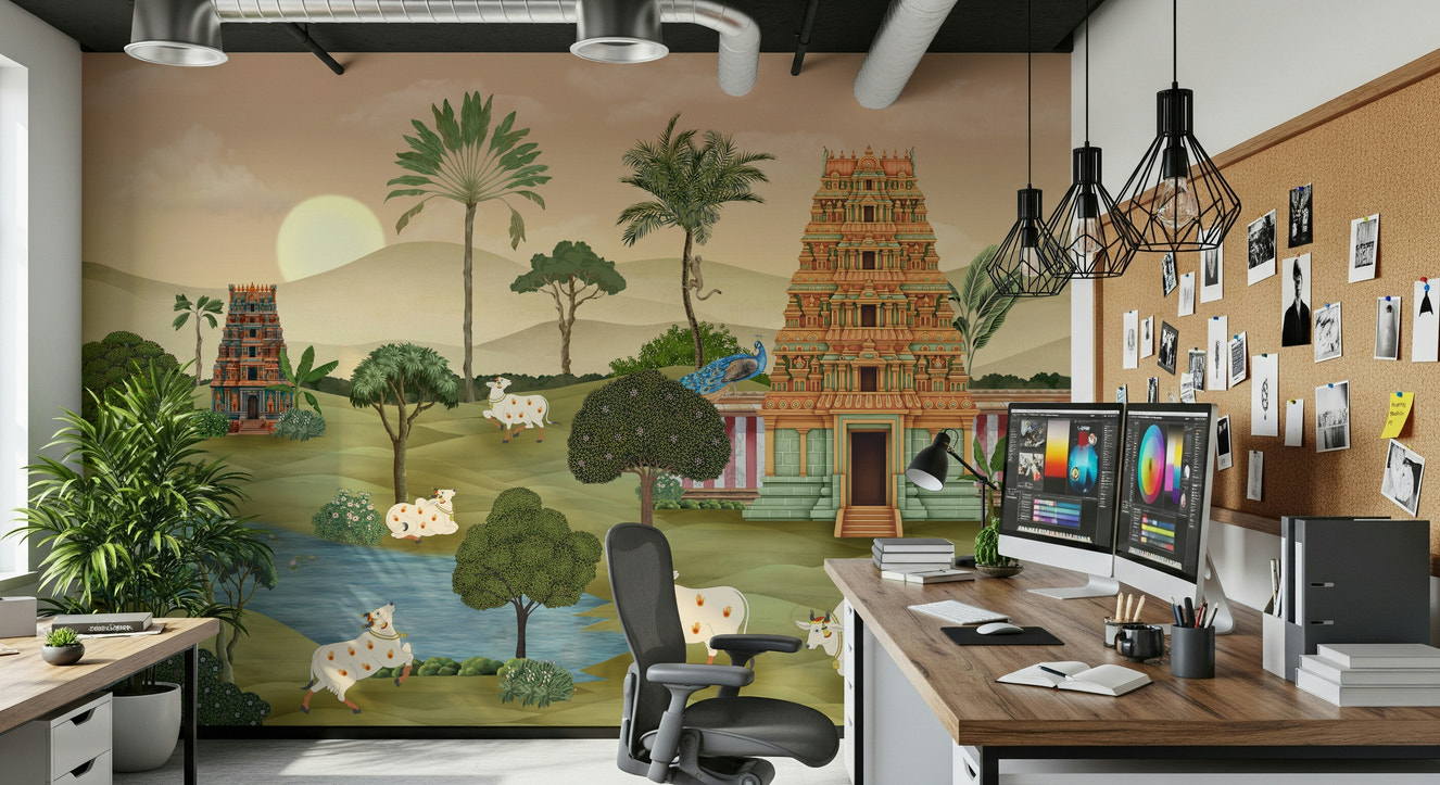 Madhuban Moonlight Wall Mural