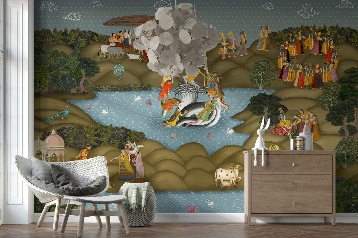 Kaliya Mardan Saga Wall Mural