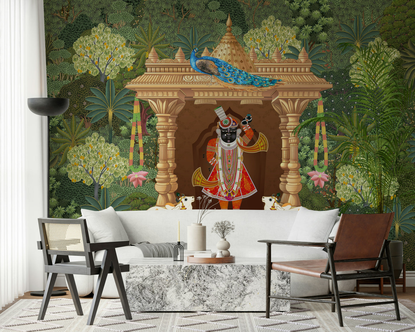 Shrinathji Sanctuary Wall Mural