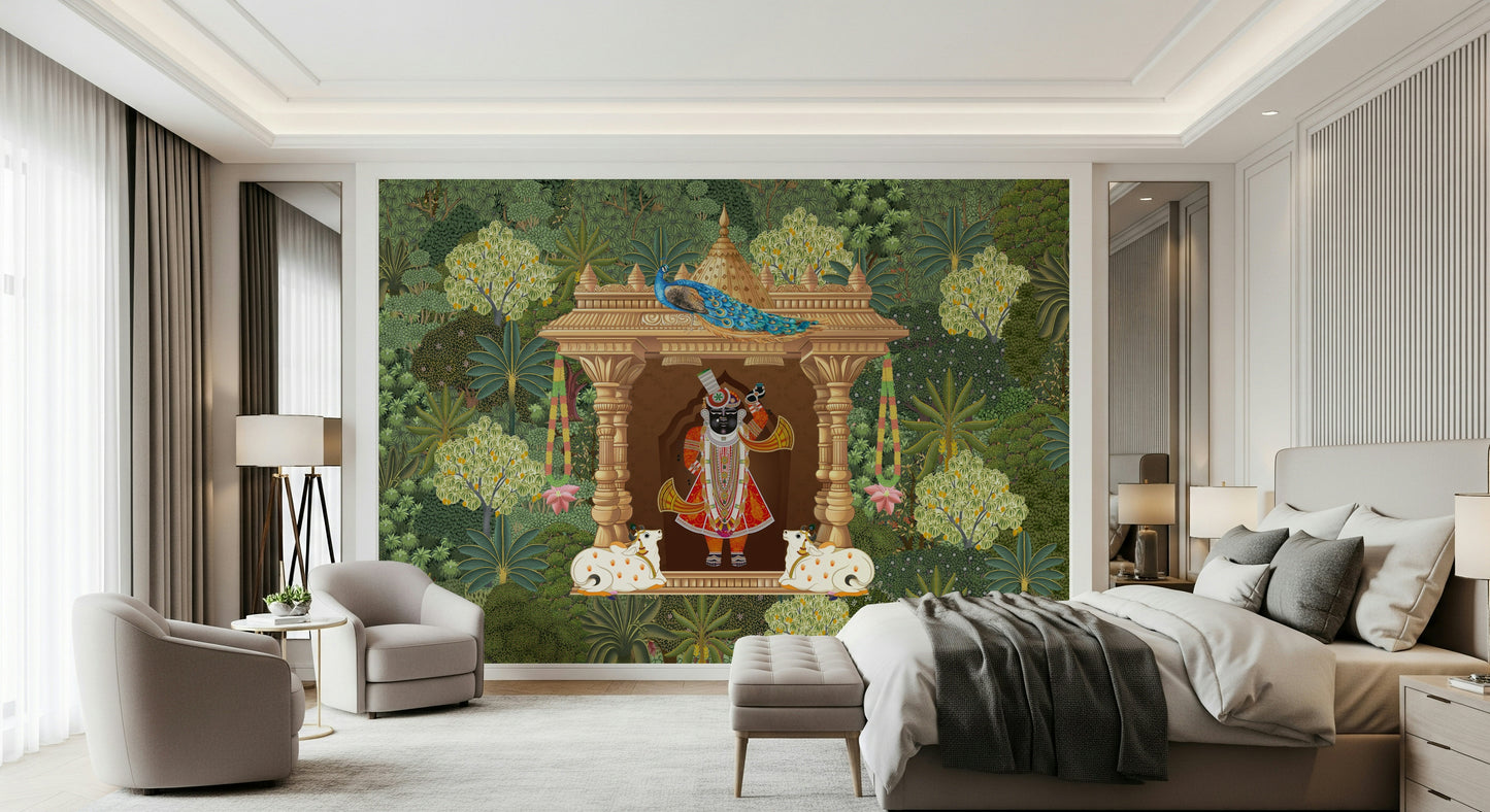 Shrinathji Sanctuary Wall Mural