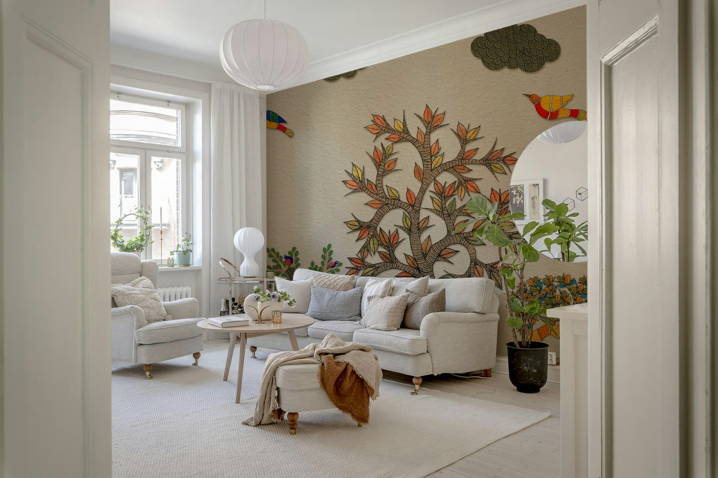 Tribal Woodland Wall Mural