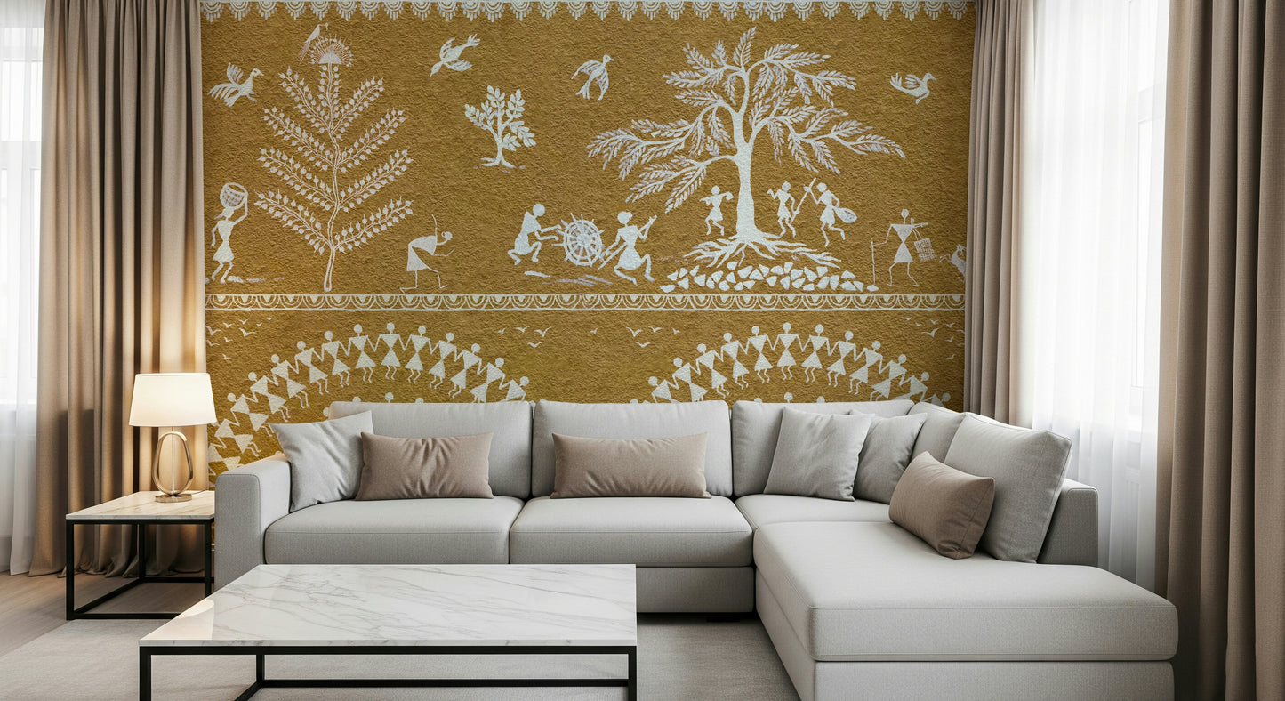 Tribal Dance Wall Mural