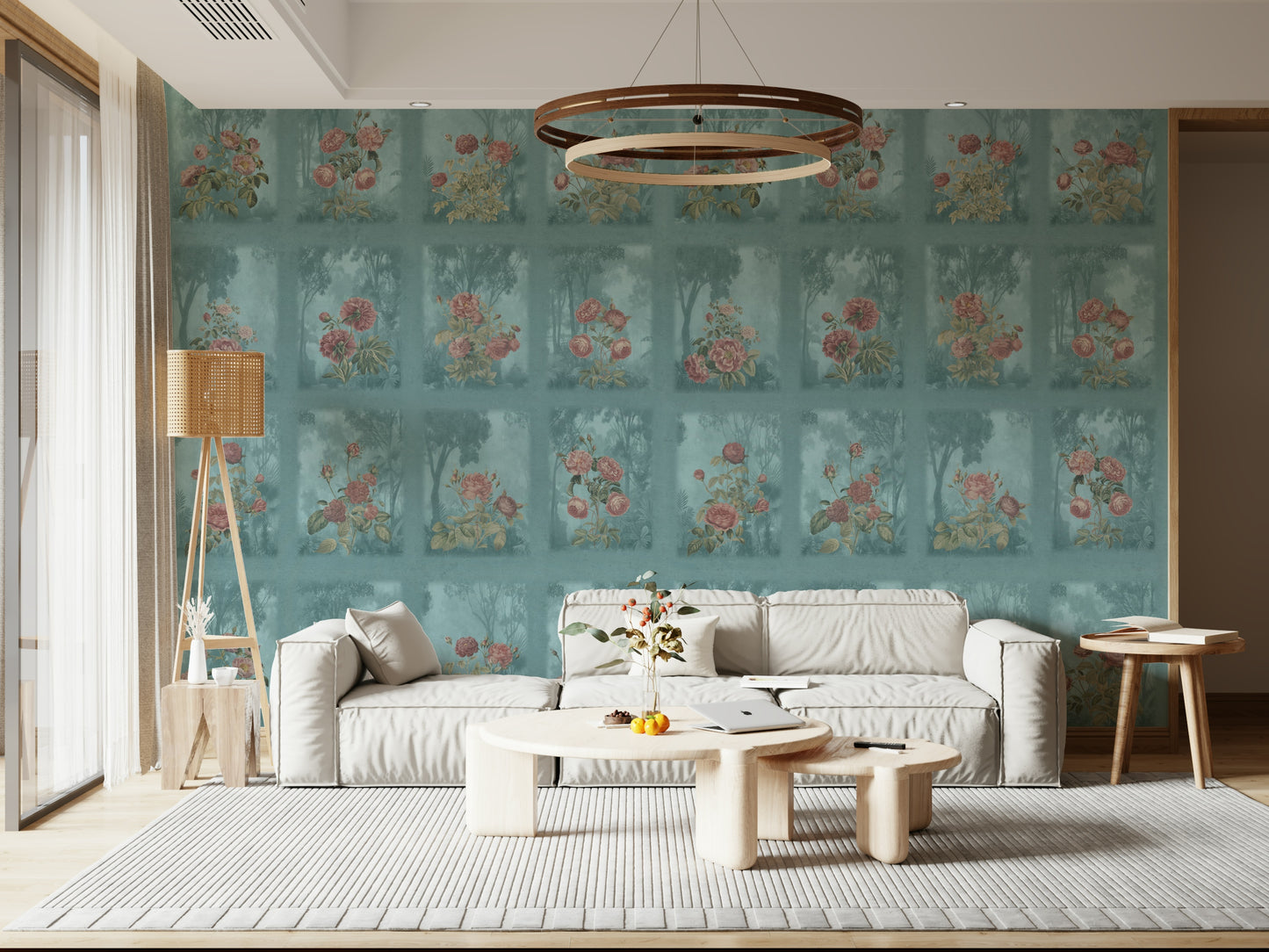 Forest Rose Dreams Wall Mural