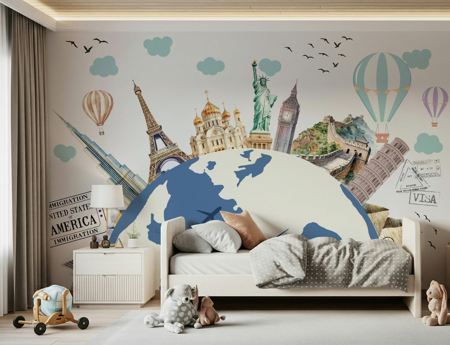 World Tour Wall Mural