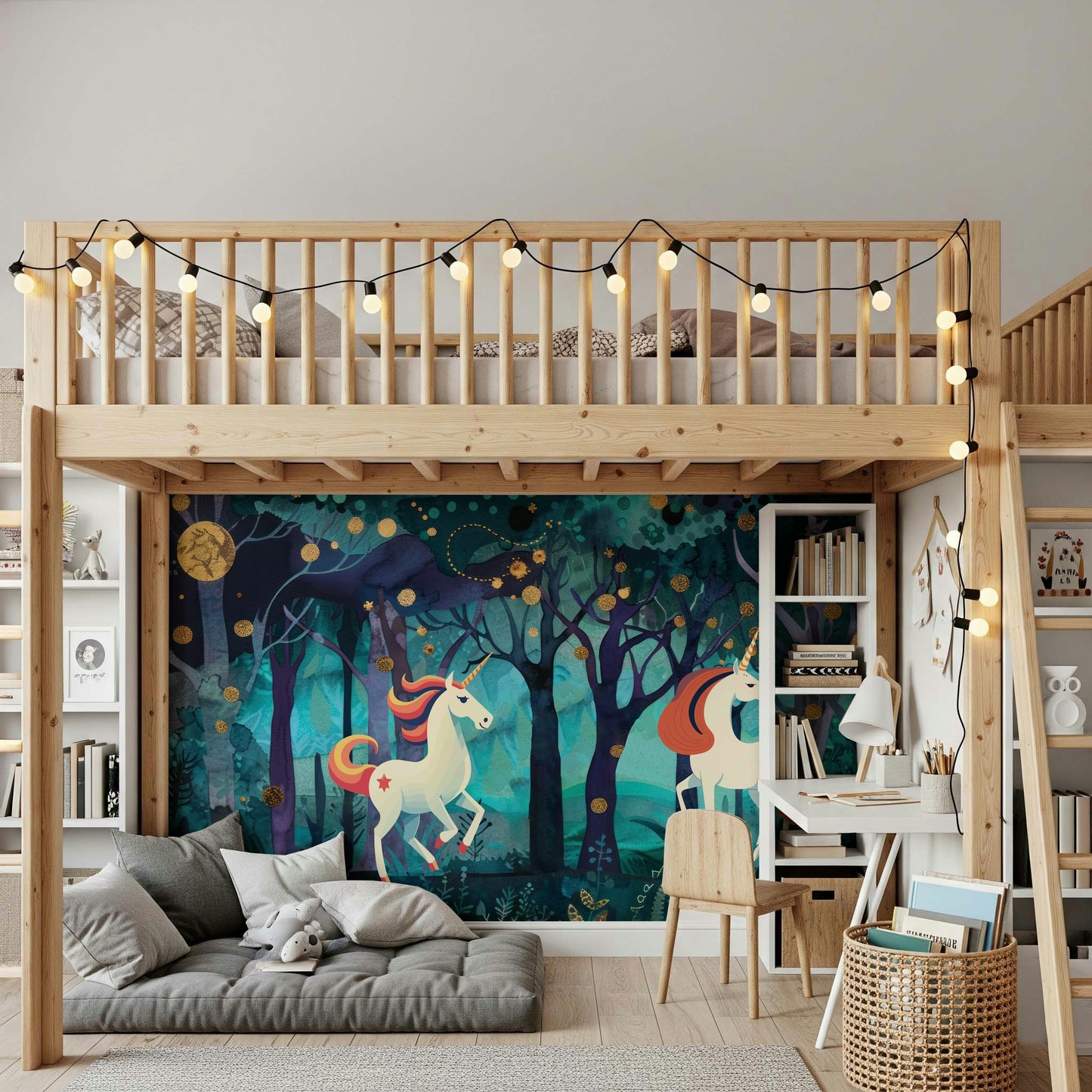 Mystic Unicorns Wall Mural