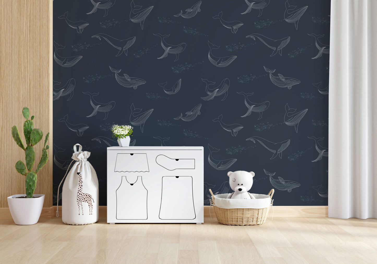 Whale Song Serenade Wall Mural