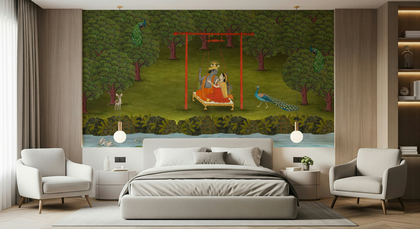 Divine Swing Serenity Wall Mural