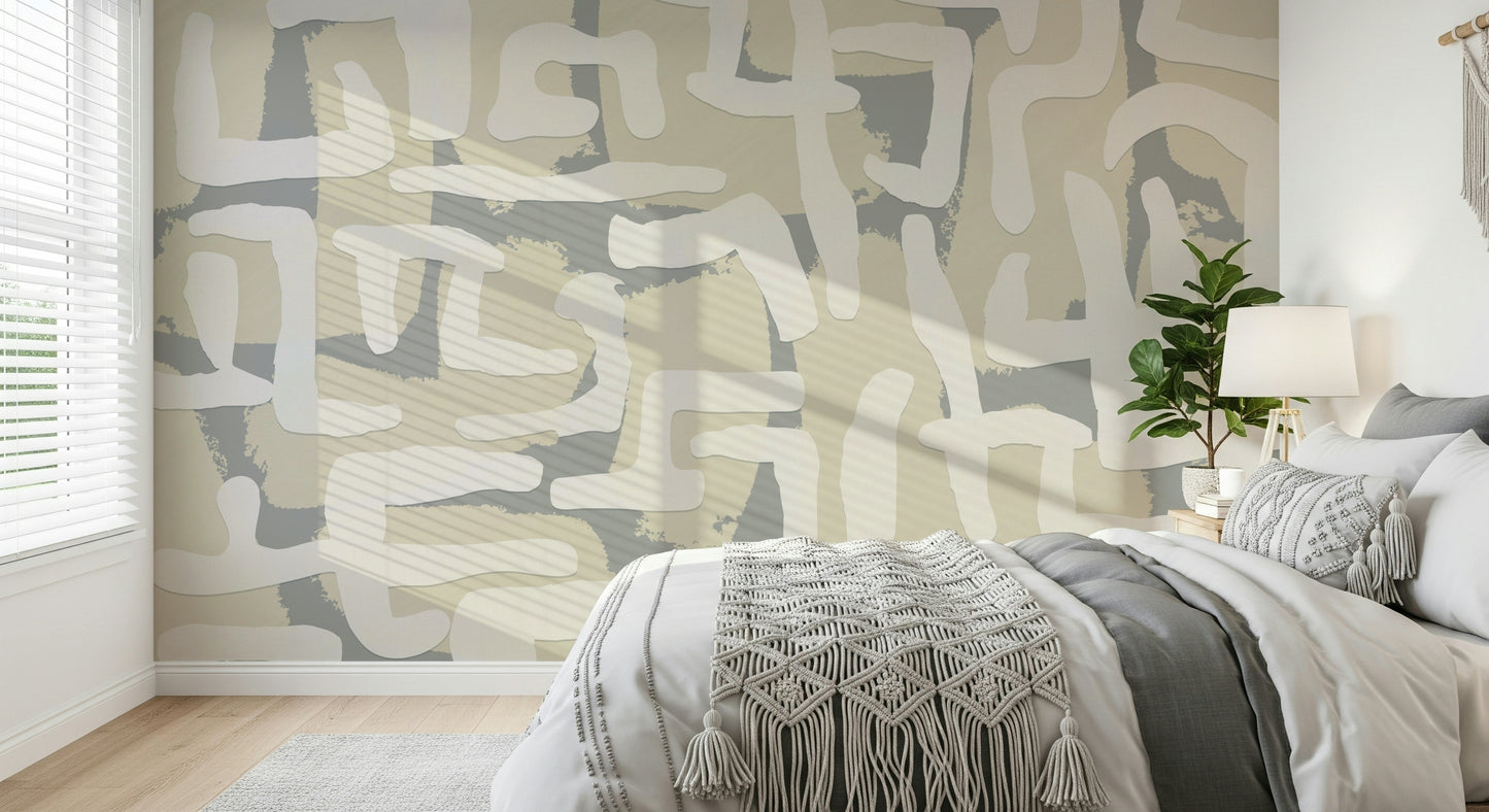 Abstract Terrain Wall Mural