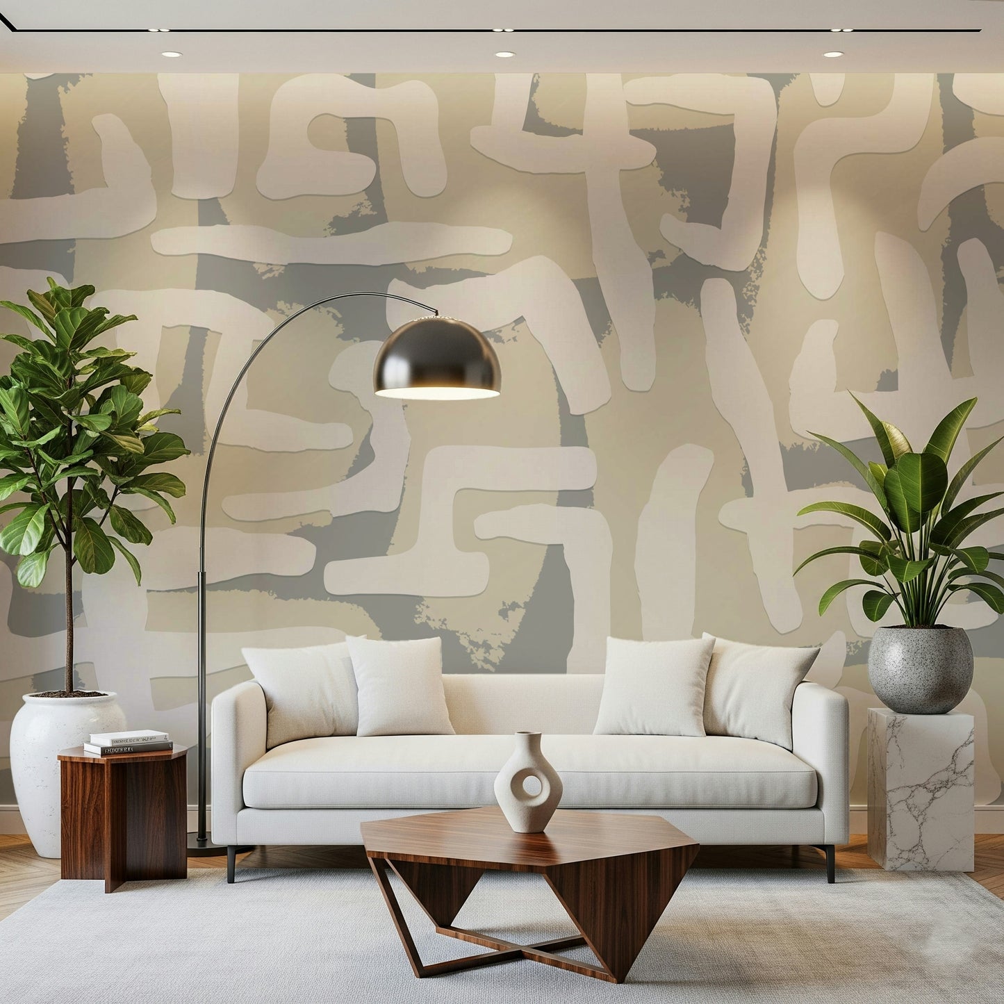 Abstract Terrain Wall Mural