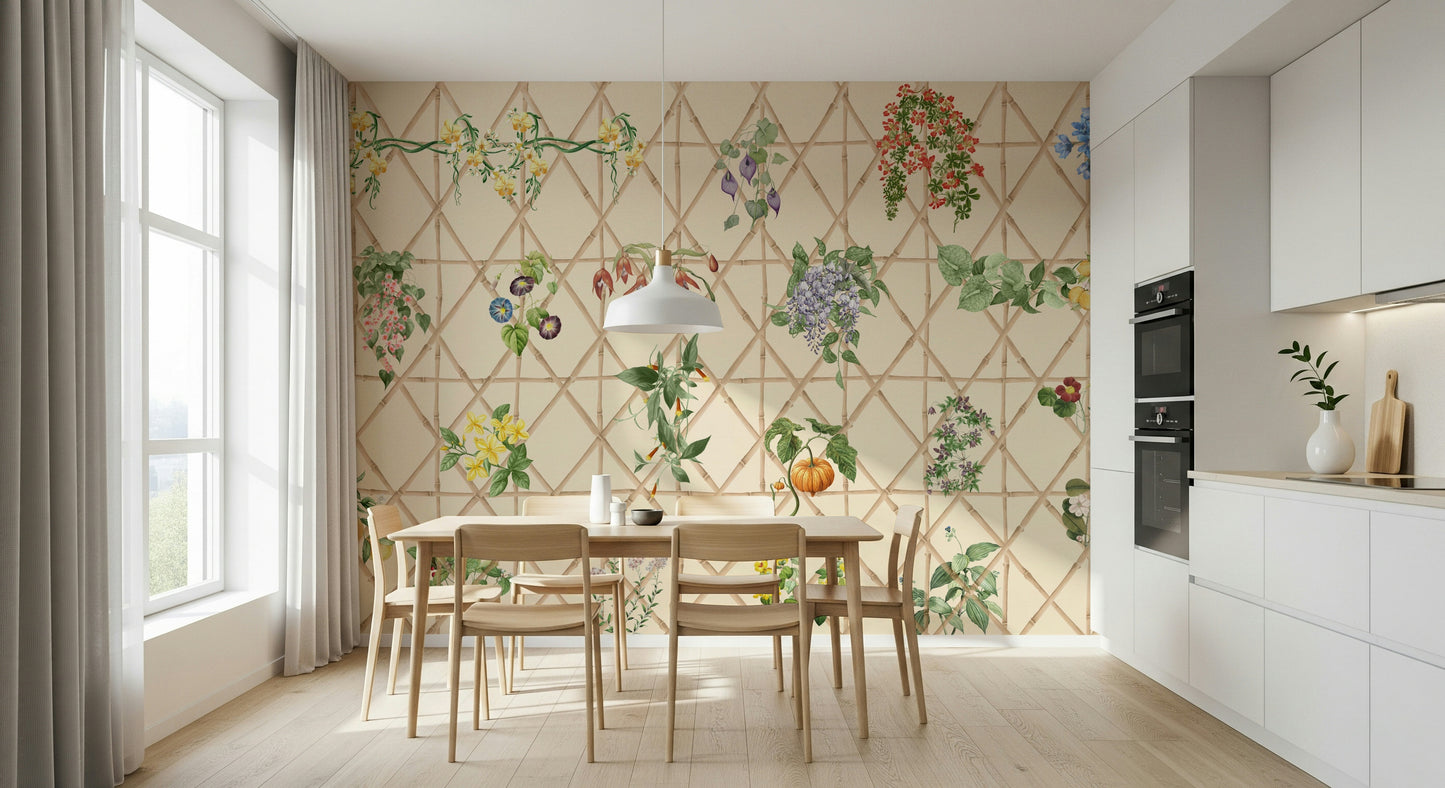 Chinoiserie Garden Wall Mural
