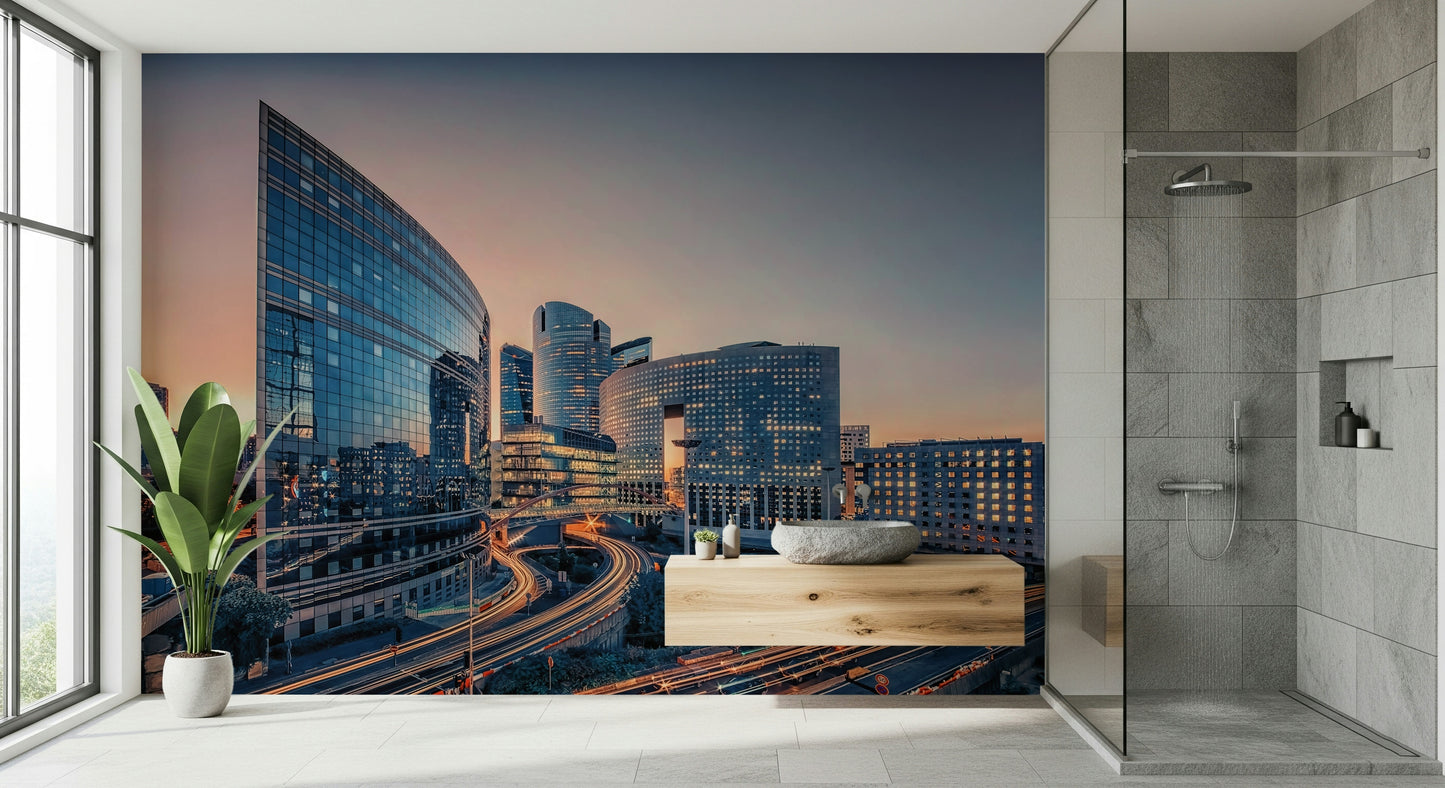 Cityscape Serenity Wall Mural