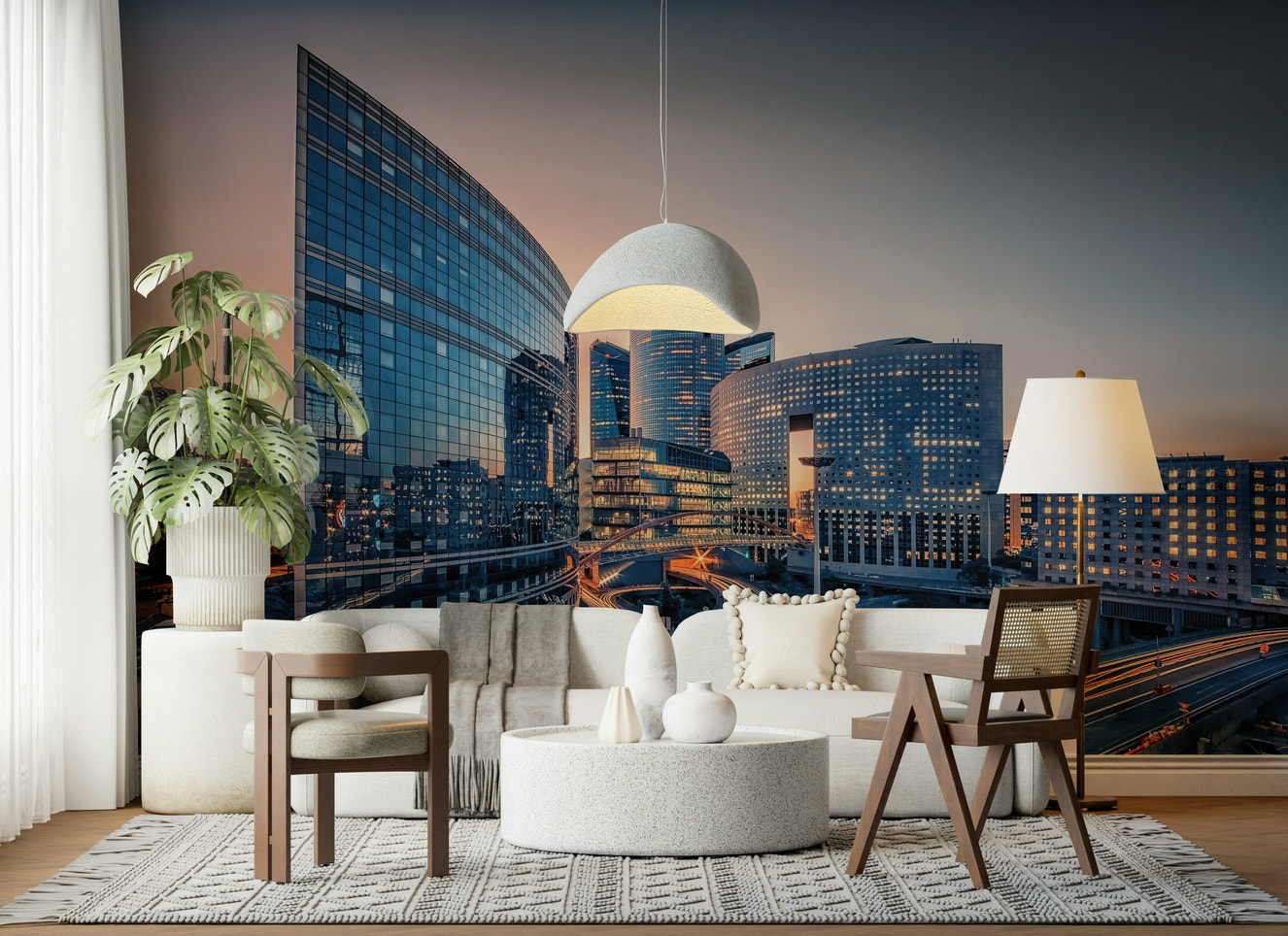 Cityscape Serenity Wall Mural