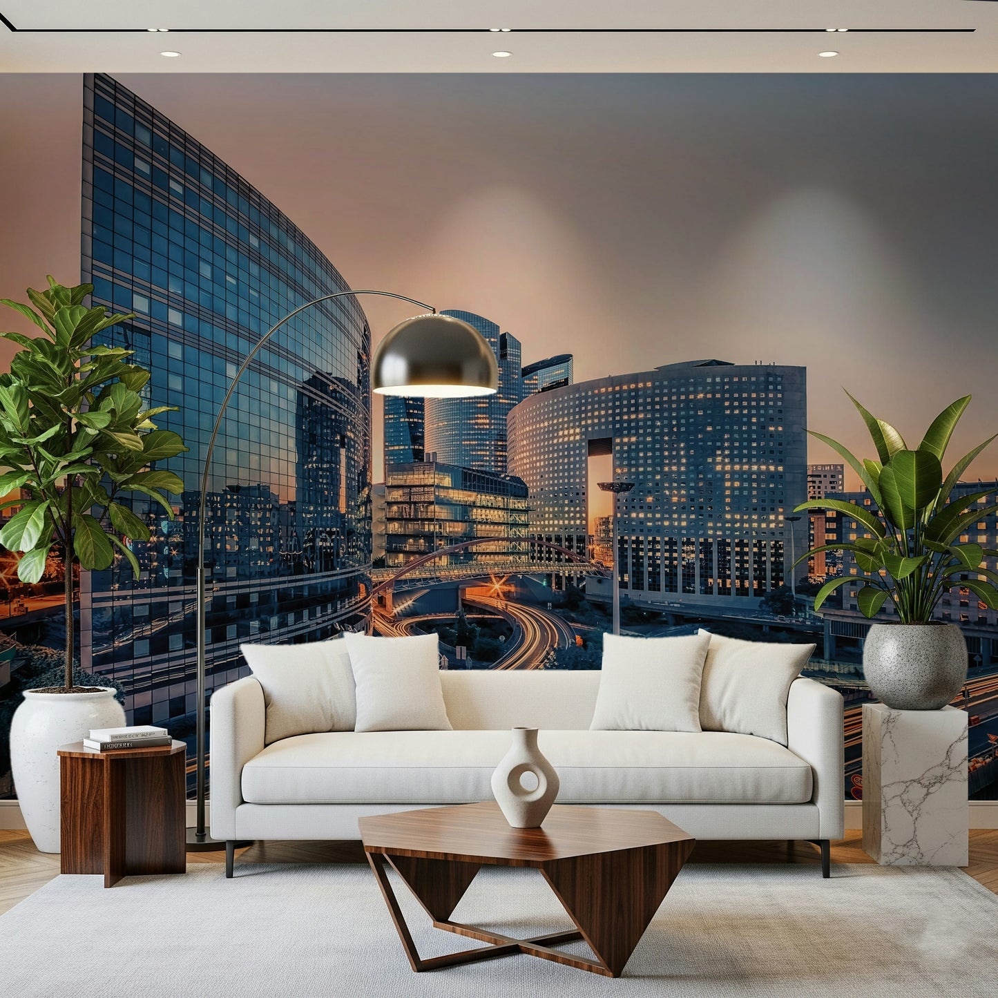 Cityscape Serenity Wall Mural
