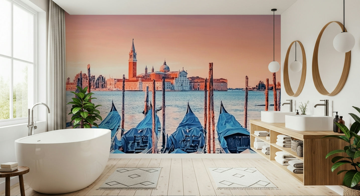 Serene Venice Scene Wall Mural