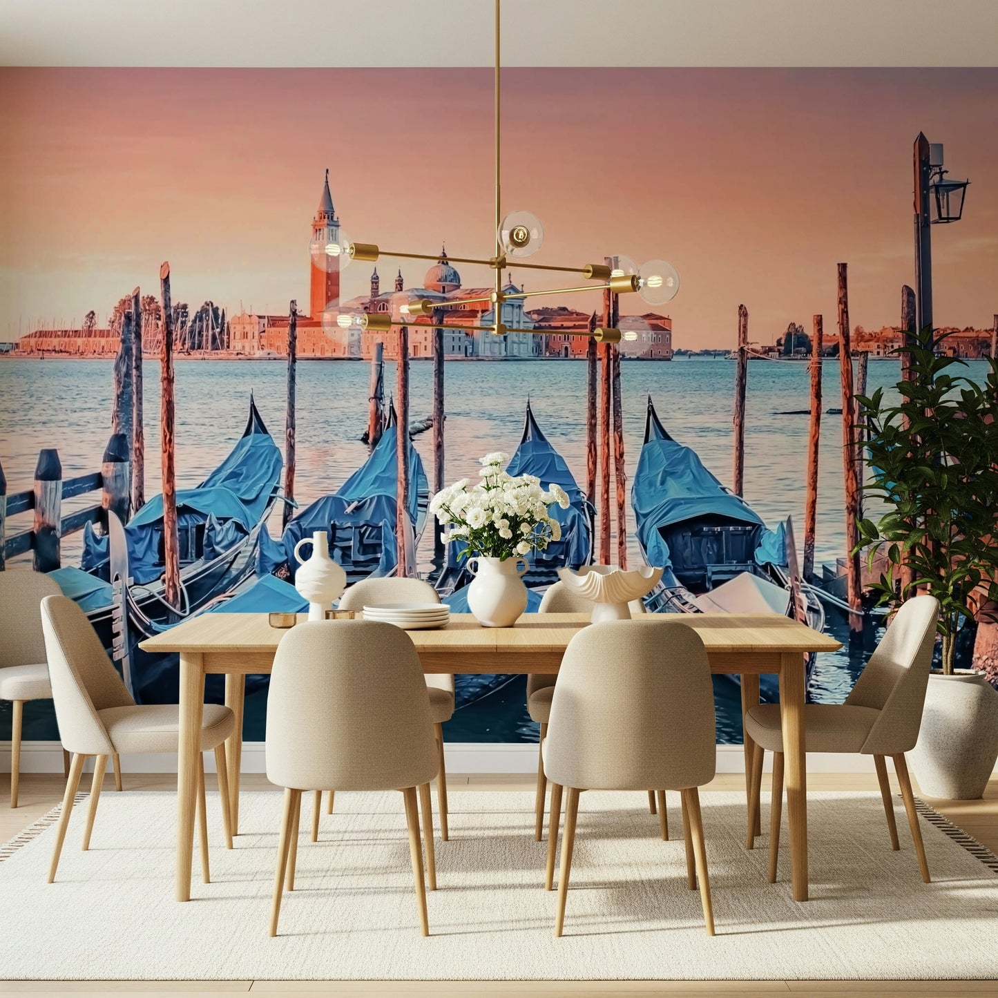 Serene Venice Scene Wall Mural