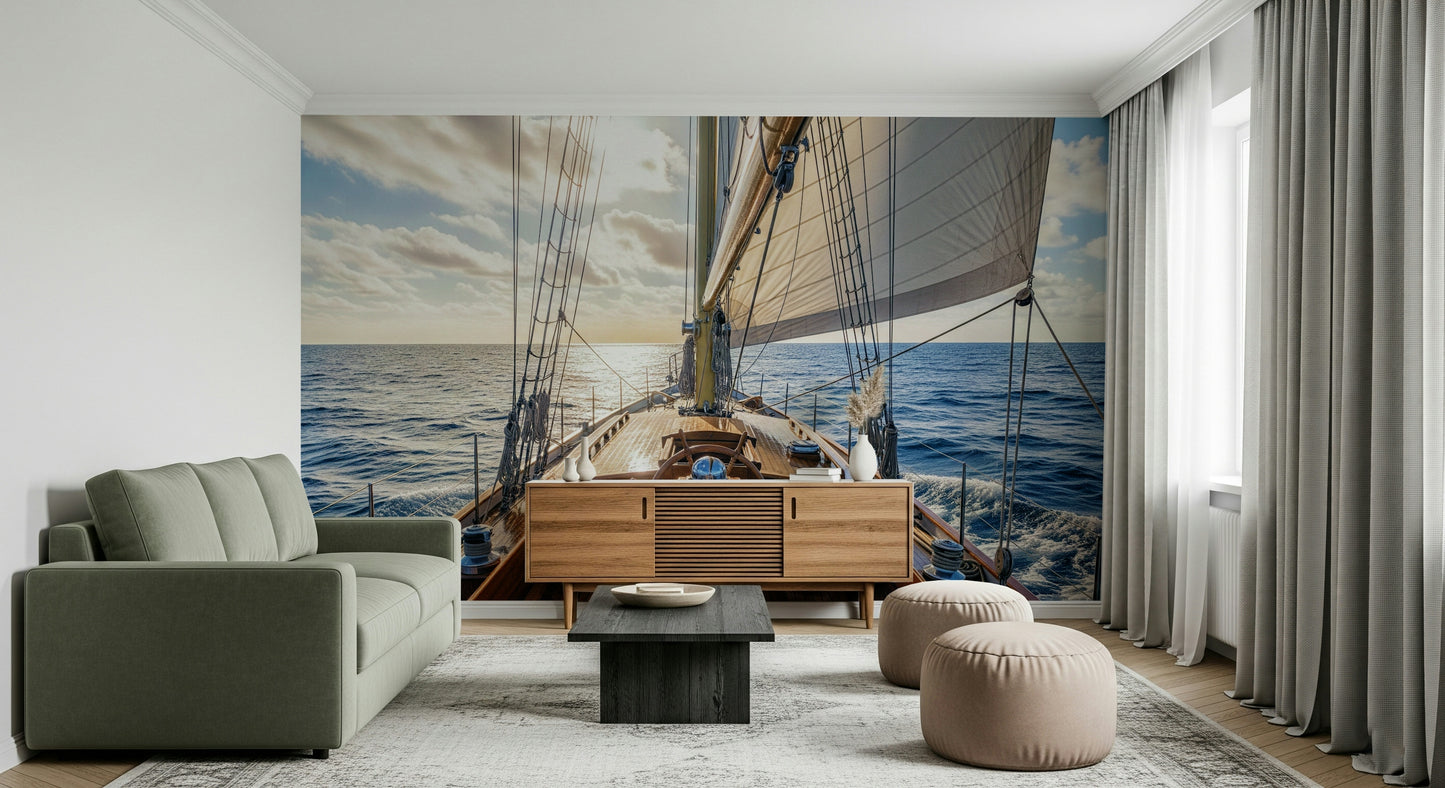 Sailing Away Wall Mural