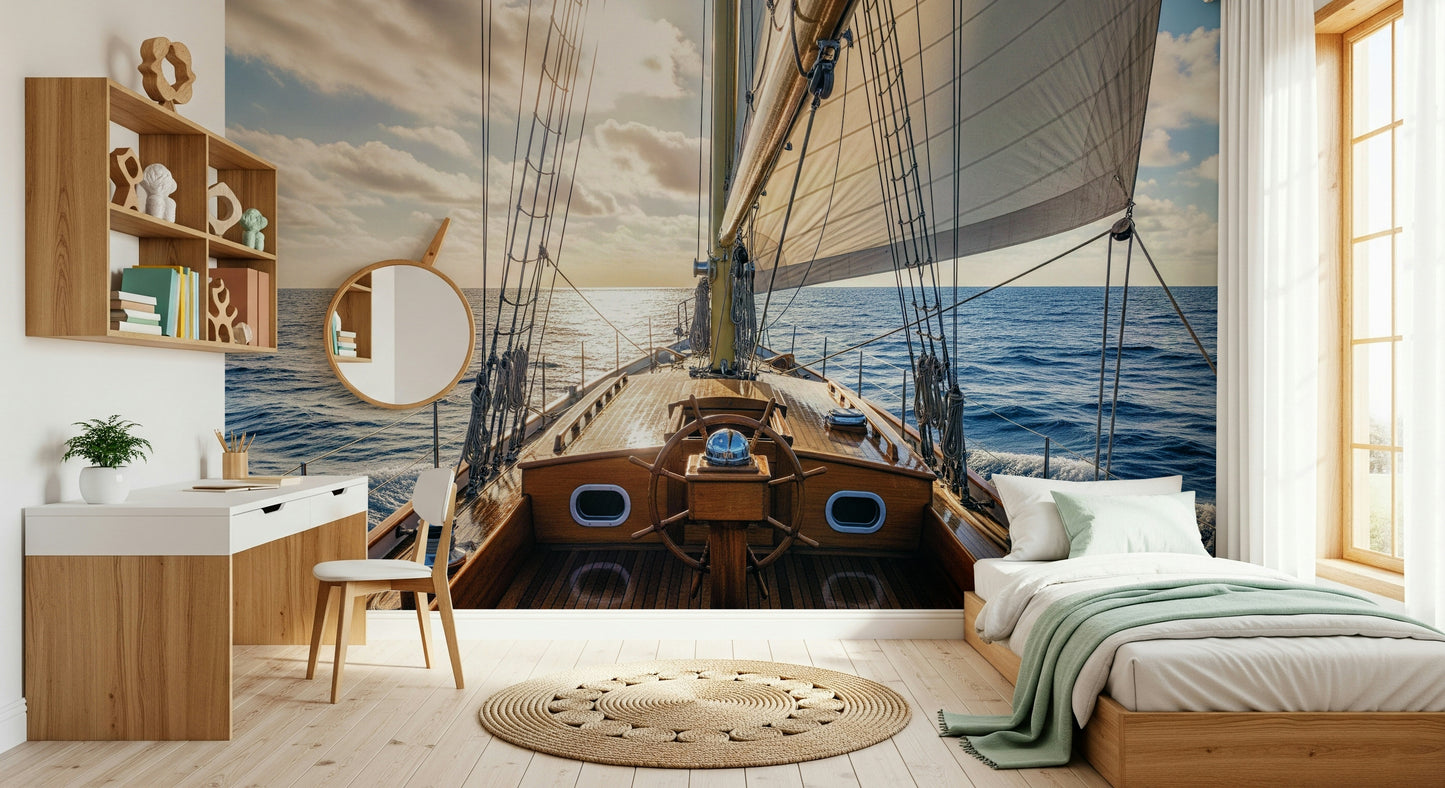 Sailing Away Wall Mural