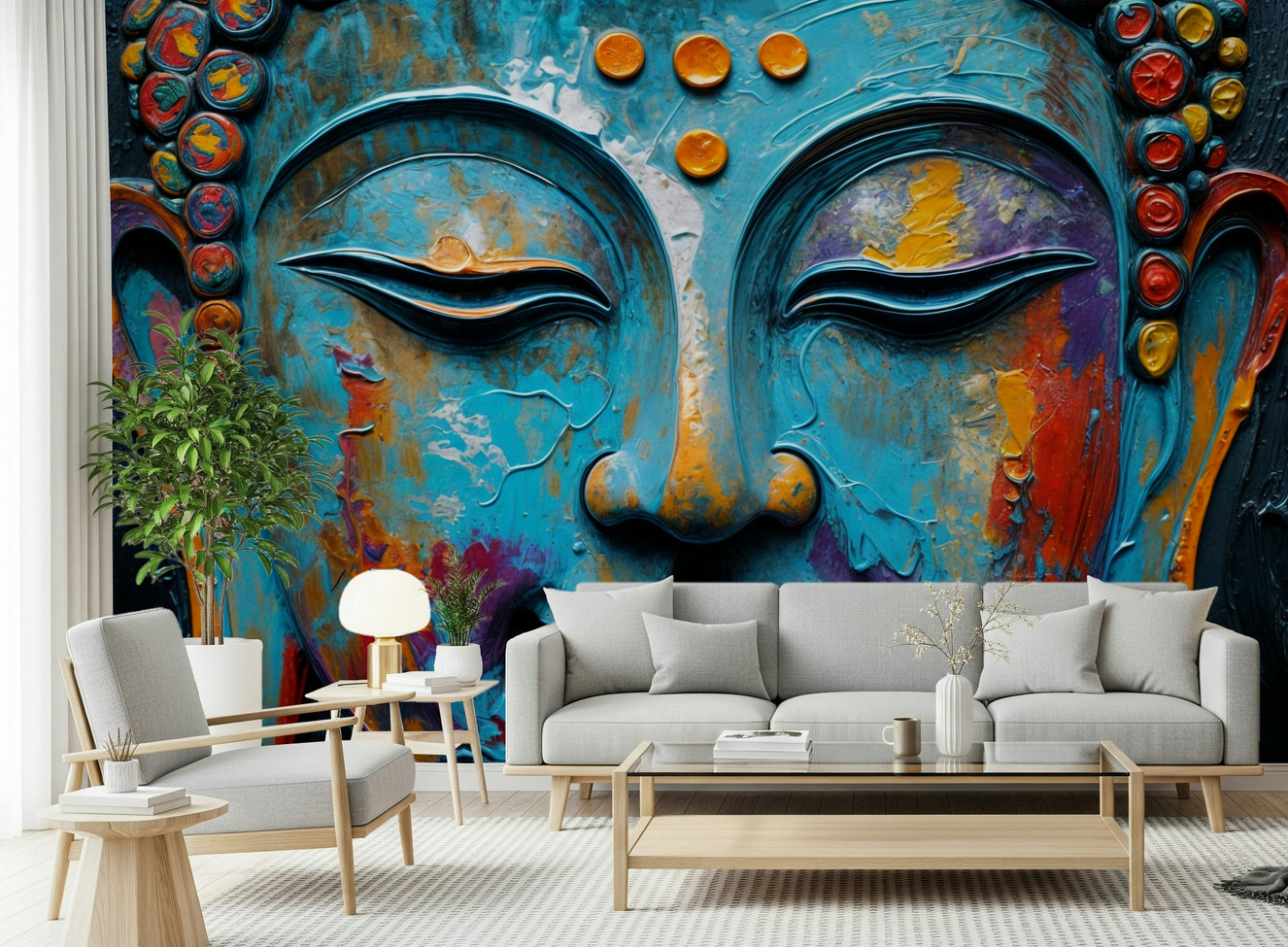 Zenith Buddha Wall Mural