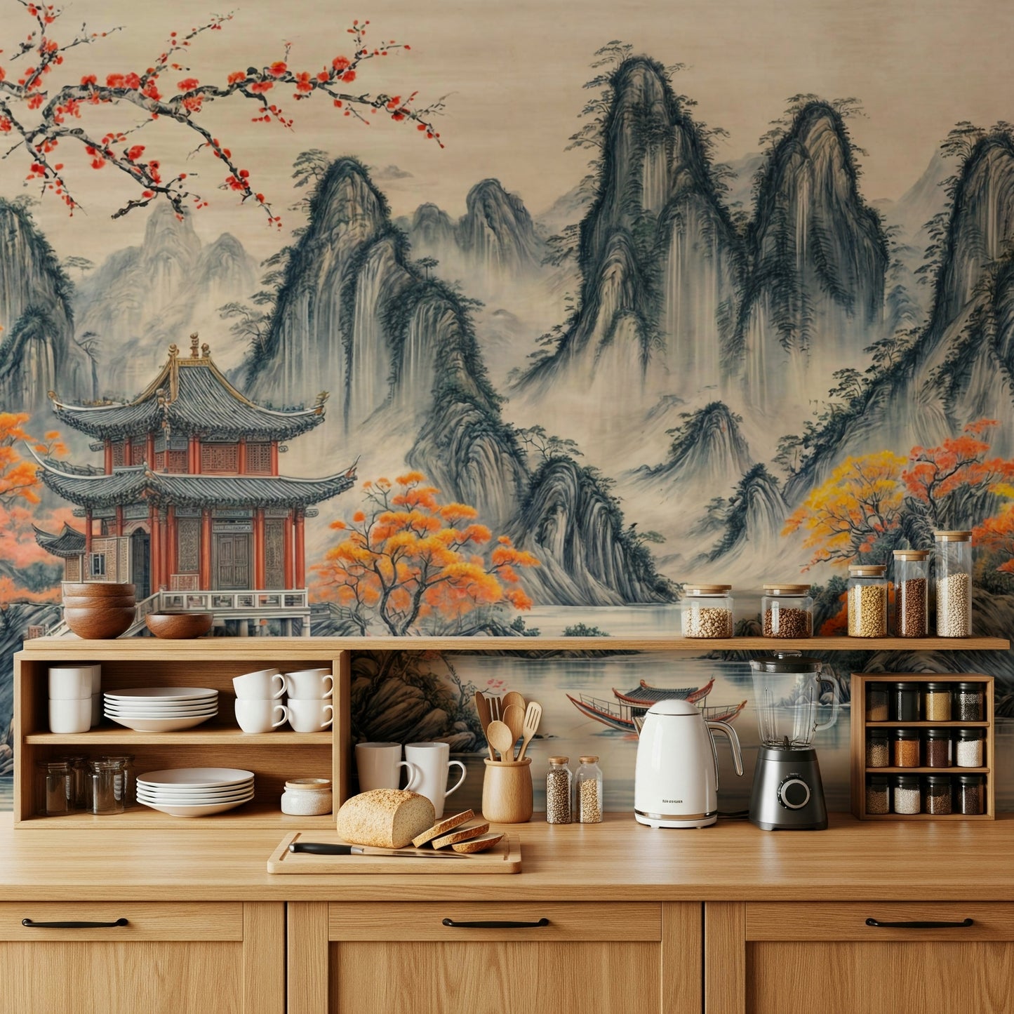 Asian Serenity Wall Mural