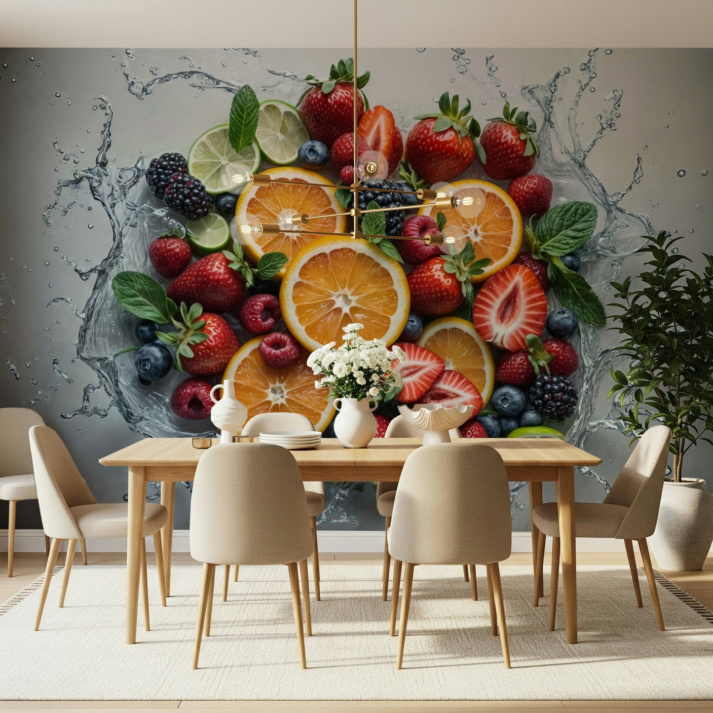 Fresh Splash Wall Mural
