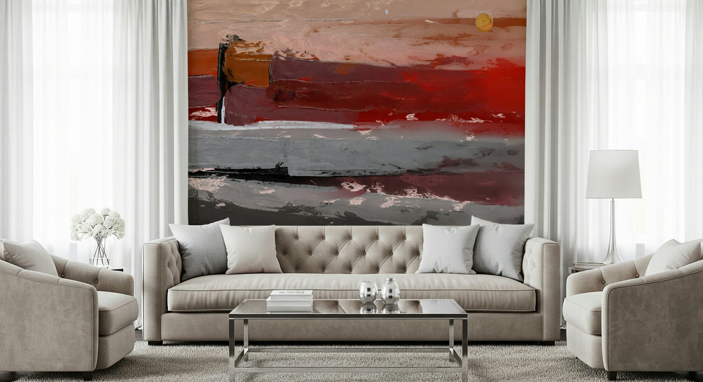 Abstract Landscape Wall Mural