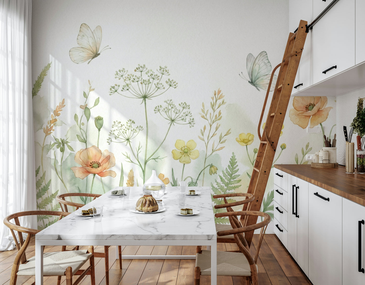 Meadow Whispers Wall Mural