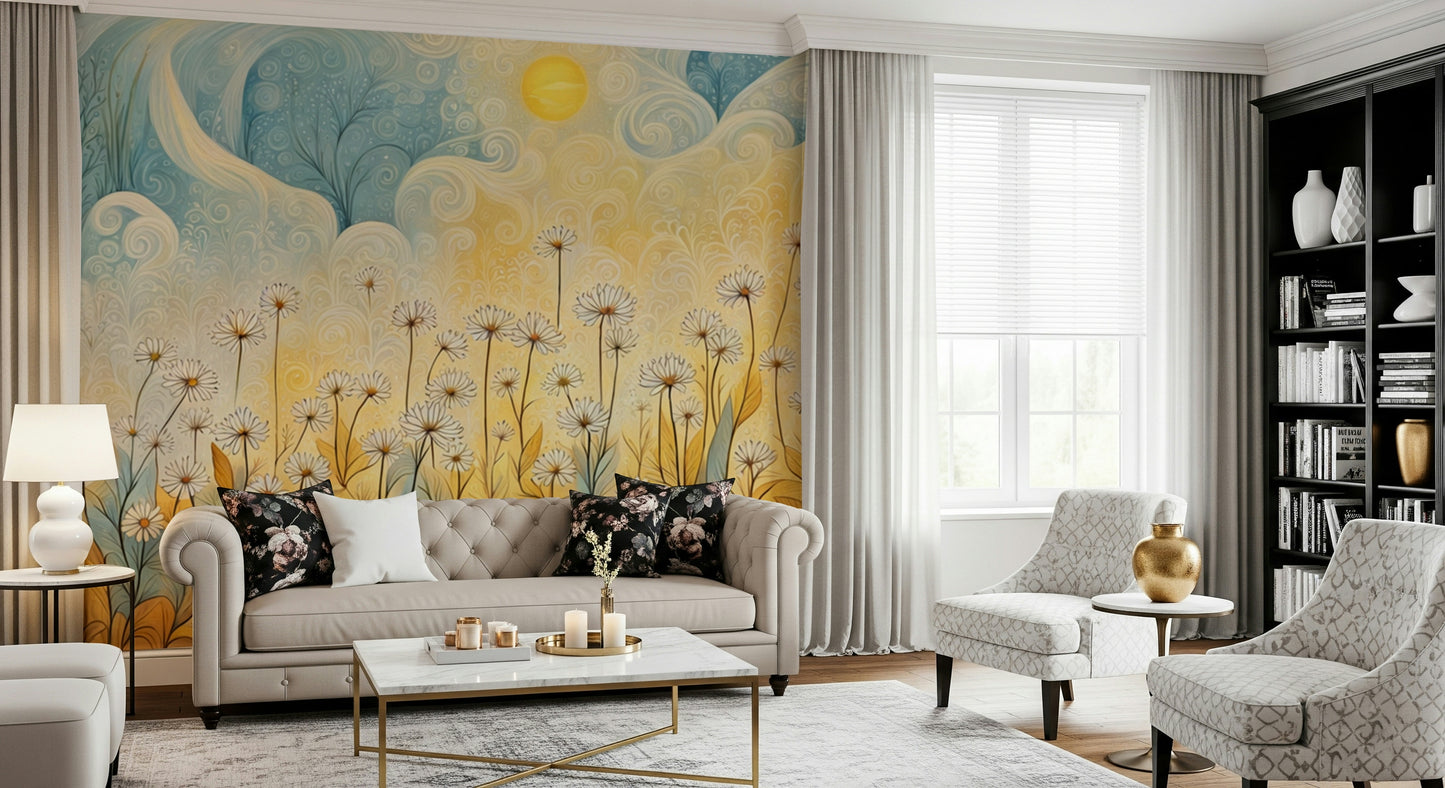 Daisy Daydreams Wall Mural