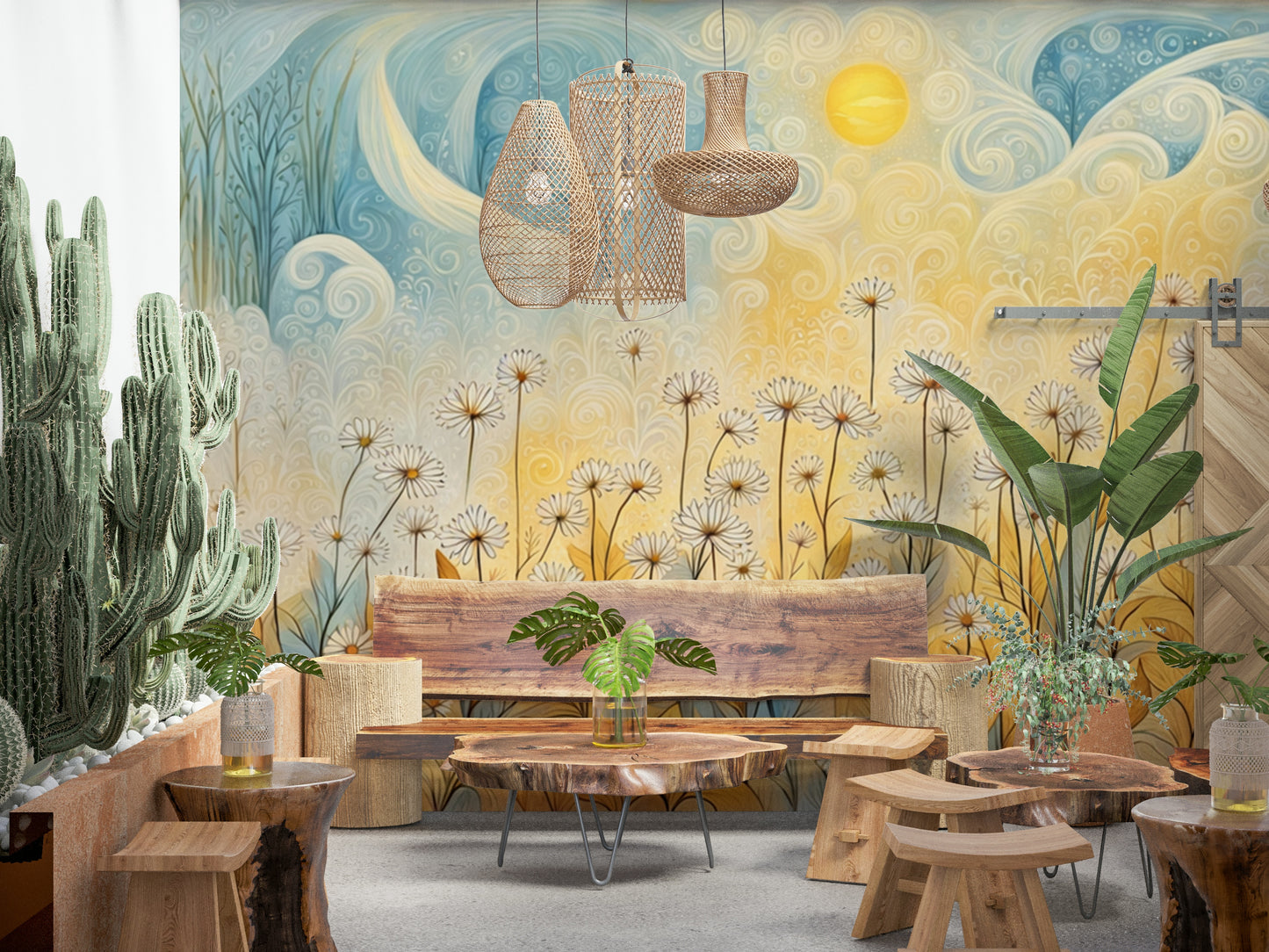 Daisy Daydreams Wall Mural