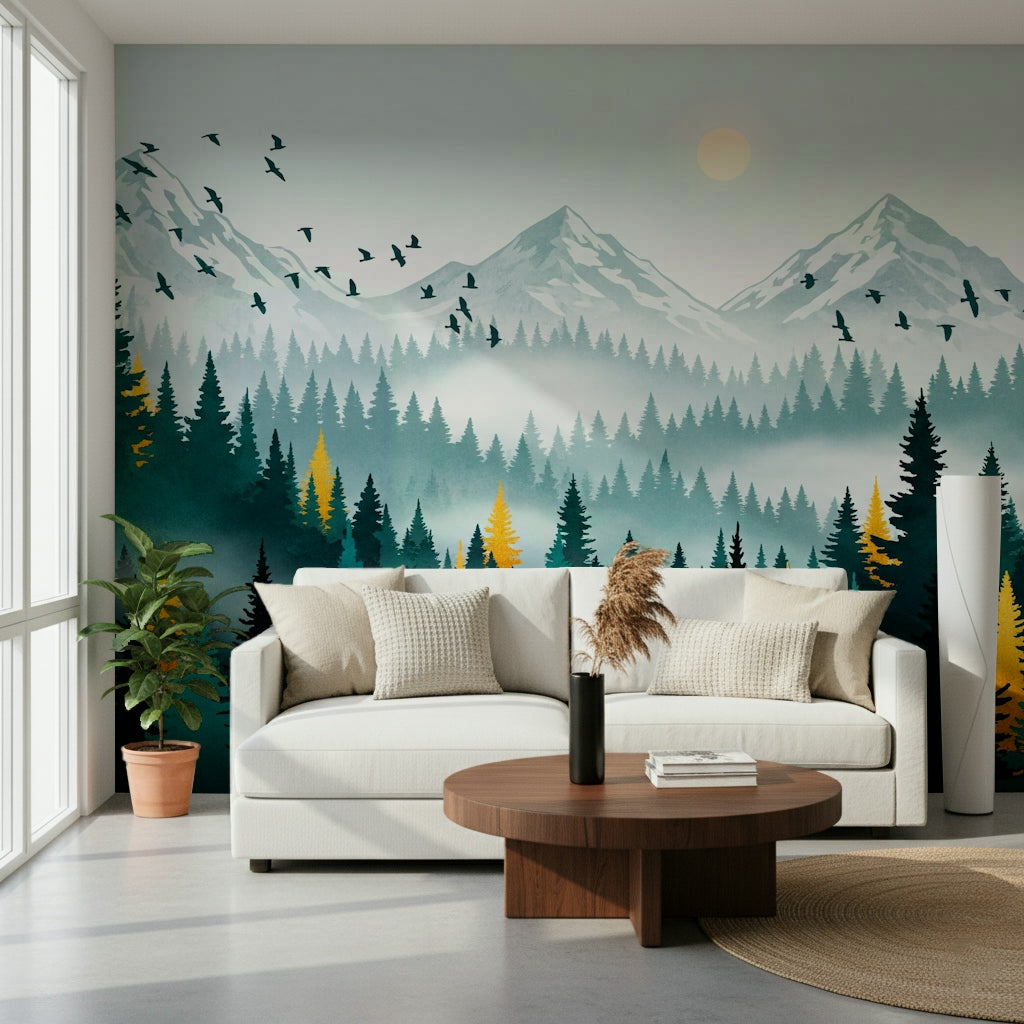 Gilded Forest Wall Mural