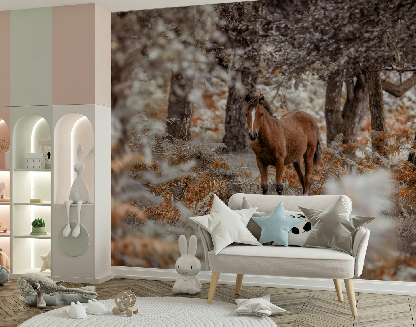 Wild Stallion Wall Mural