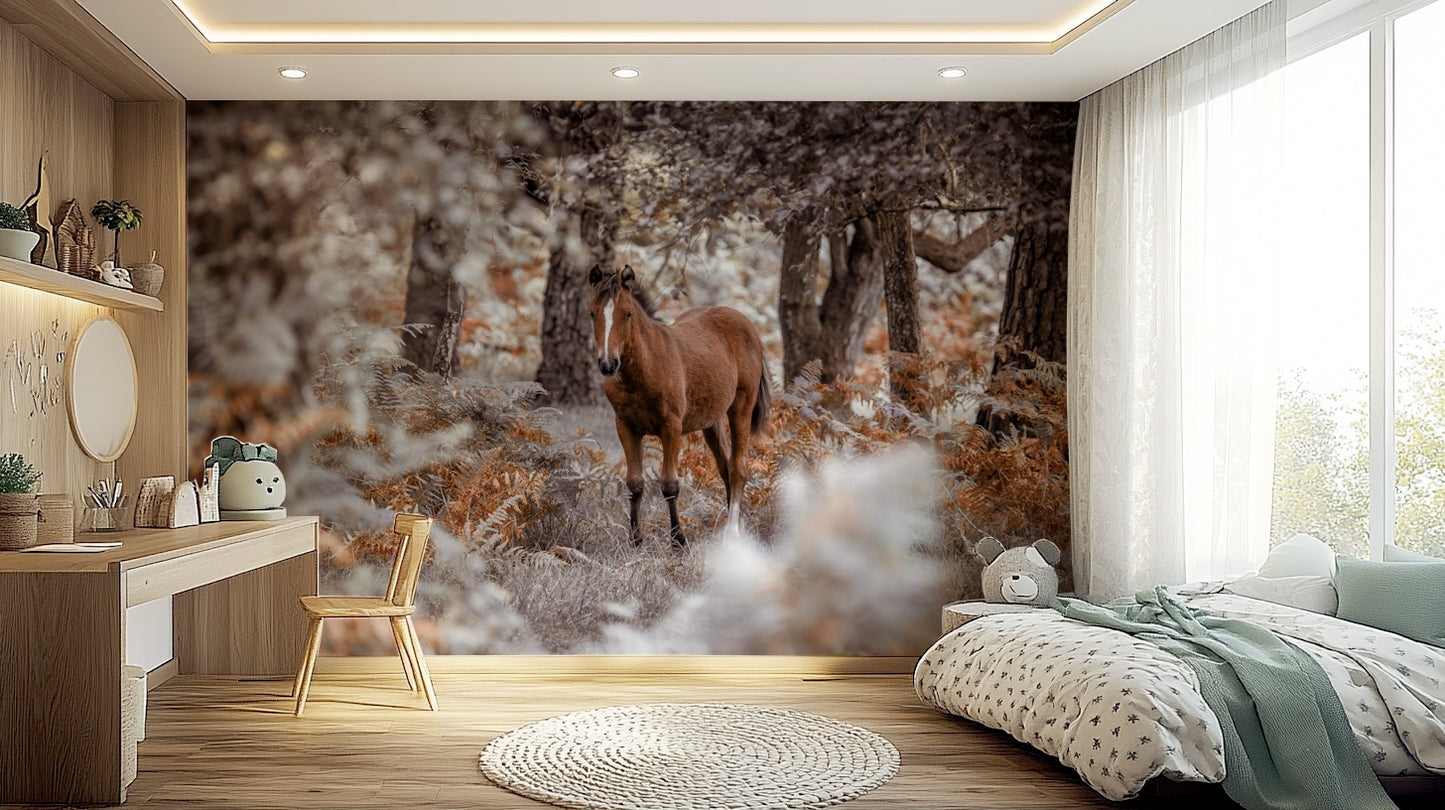 Wild Stallion Wall Mural