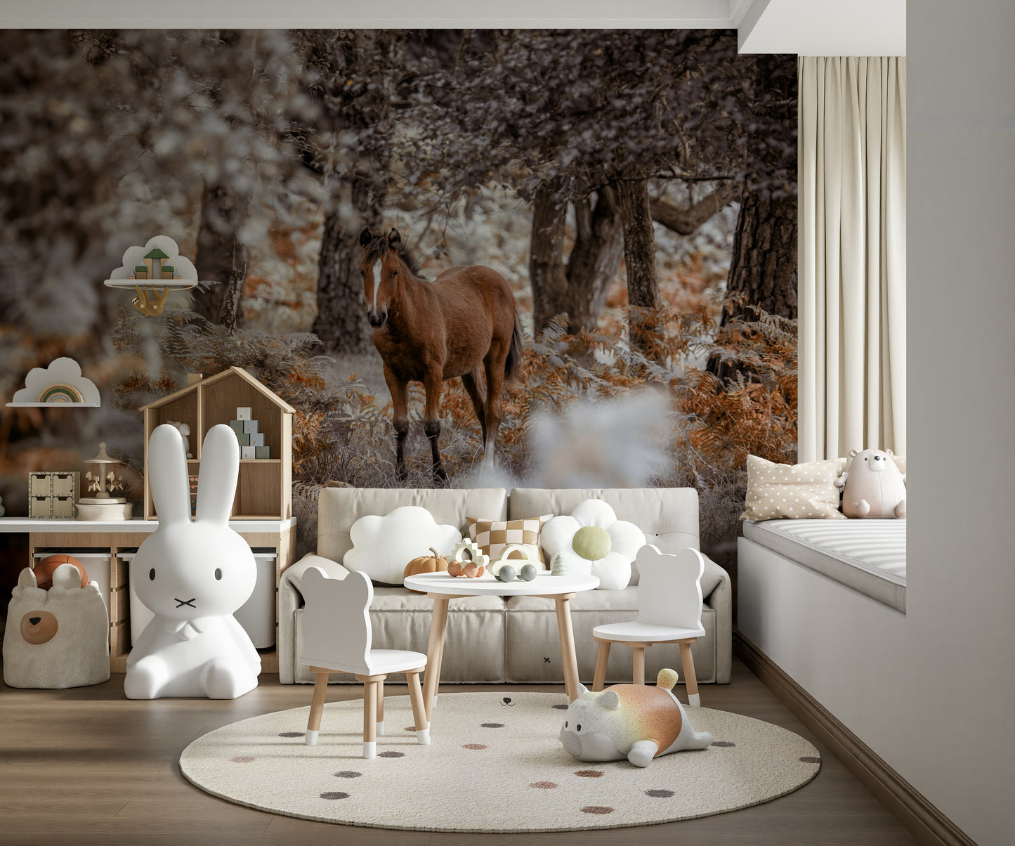 Wild Stallion Wall Mural