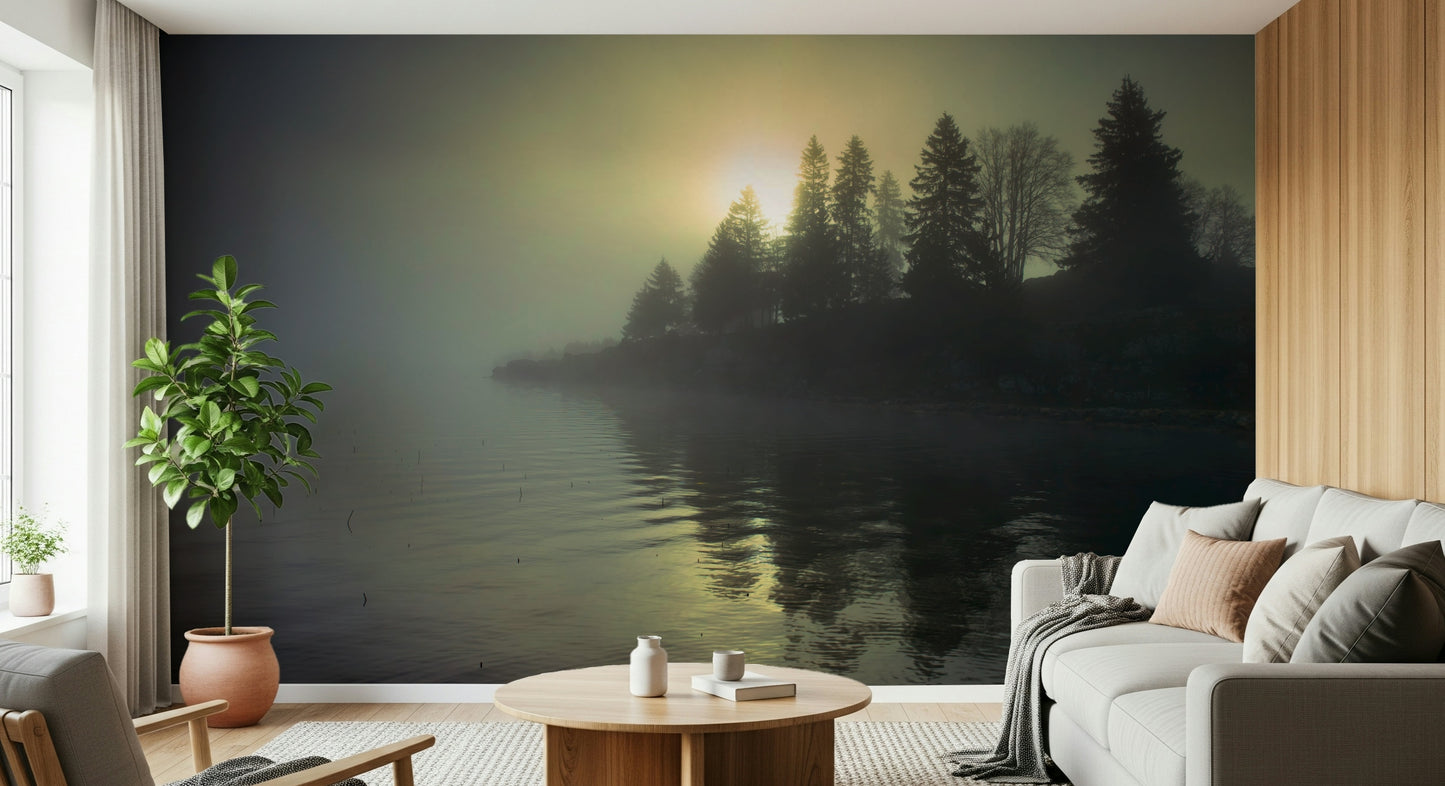 Misty Dawn Wall Mural