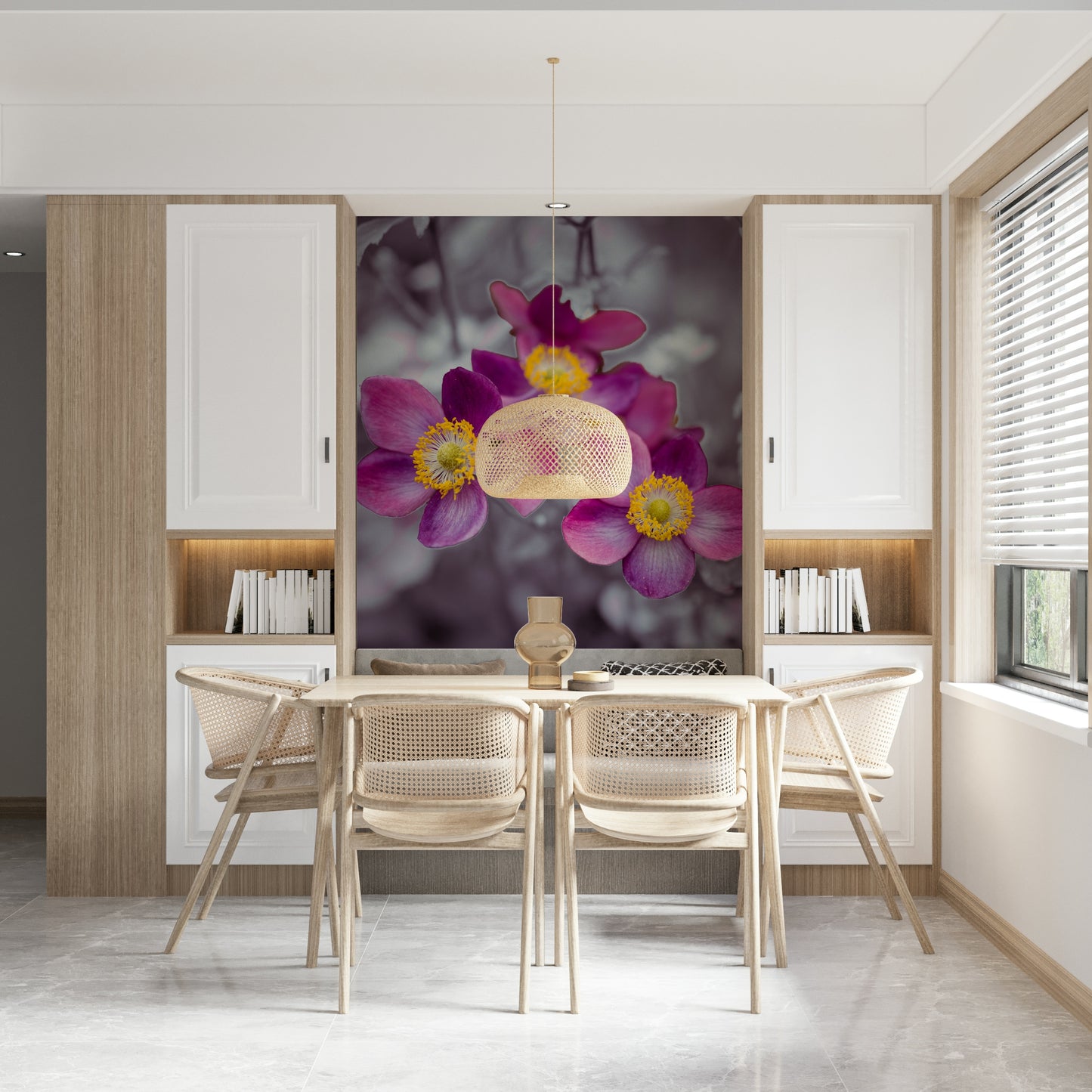 Anemone Flowers Wall Mural