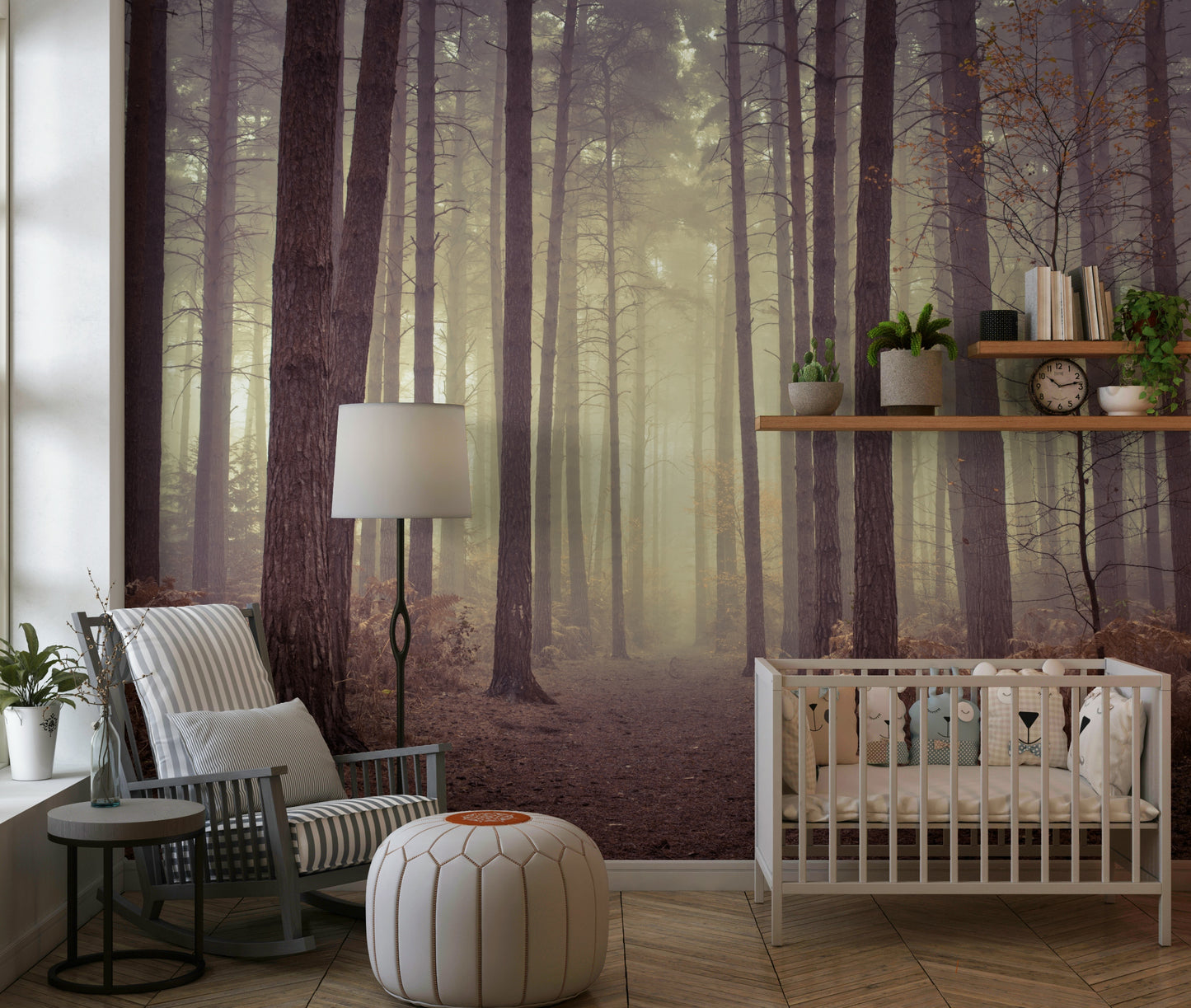 Enigmatic Beauty of Forest Wall Mural