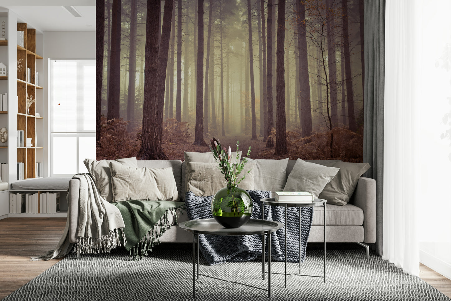 Enigmatic Beauty of Forest Wall Mural