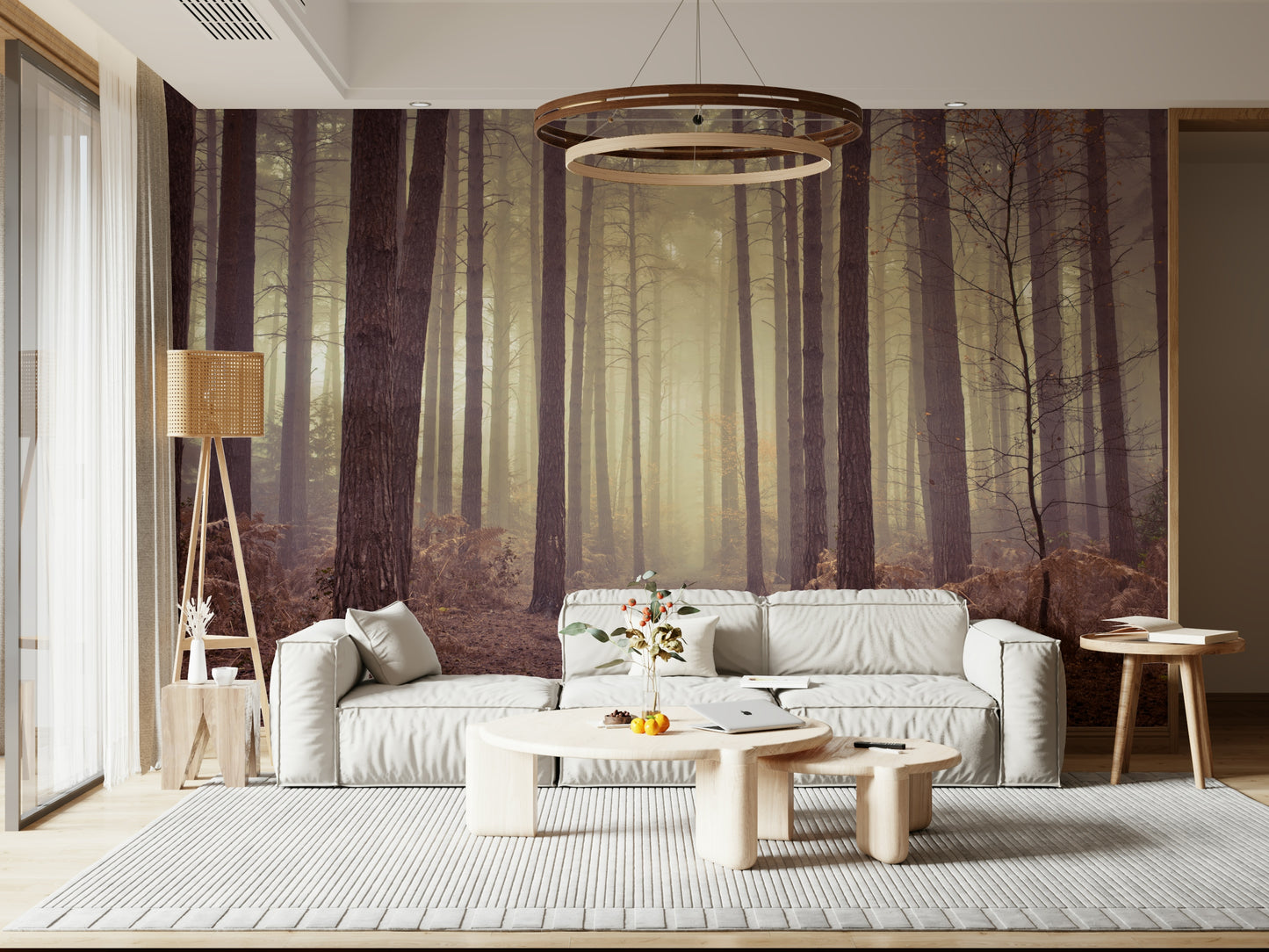 Enigmatic Beauty of Forest Wall Mural