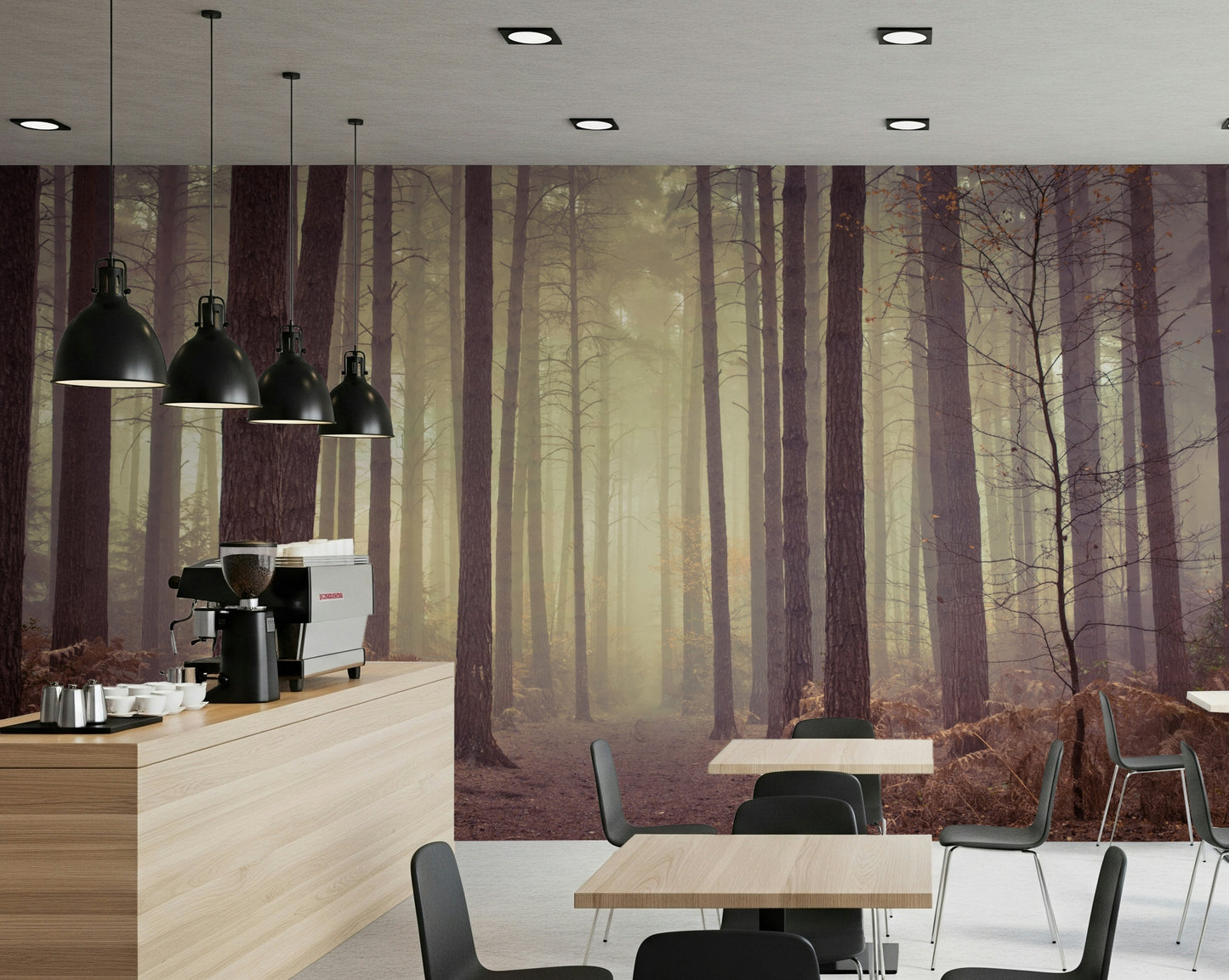 Enigmatic Beauty of Forest Wall Mural