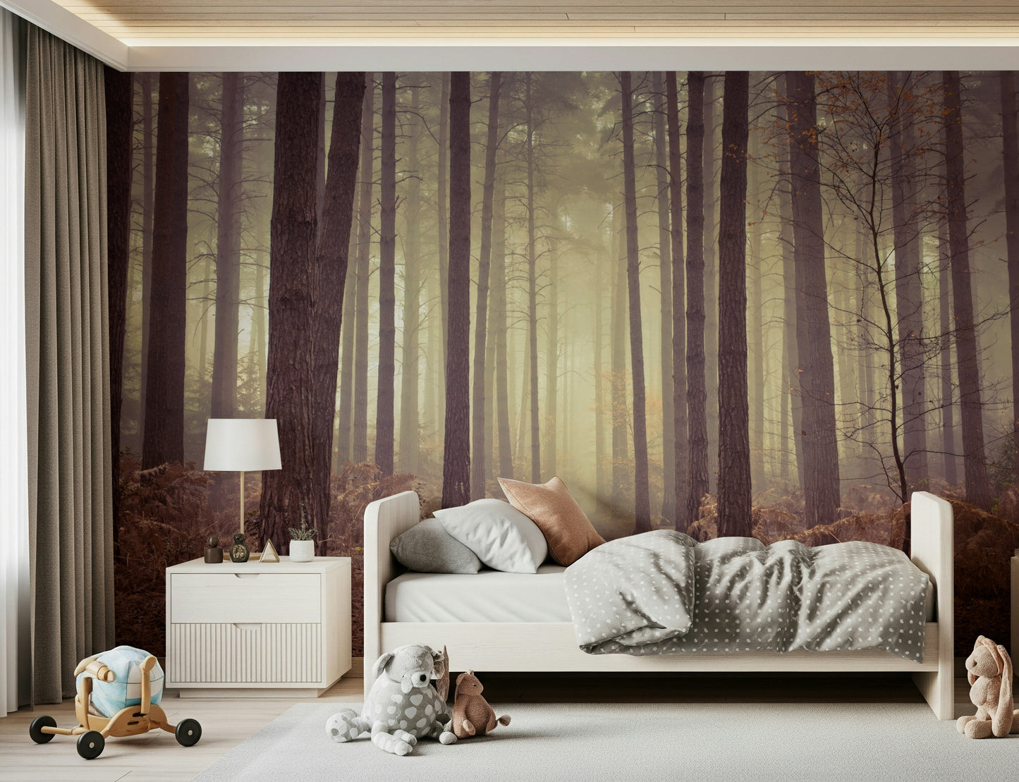 Enigmatic Beauty of Forest Wall Mural