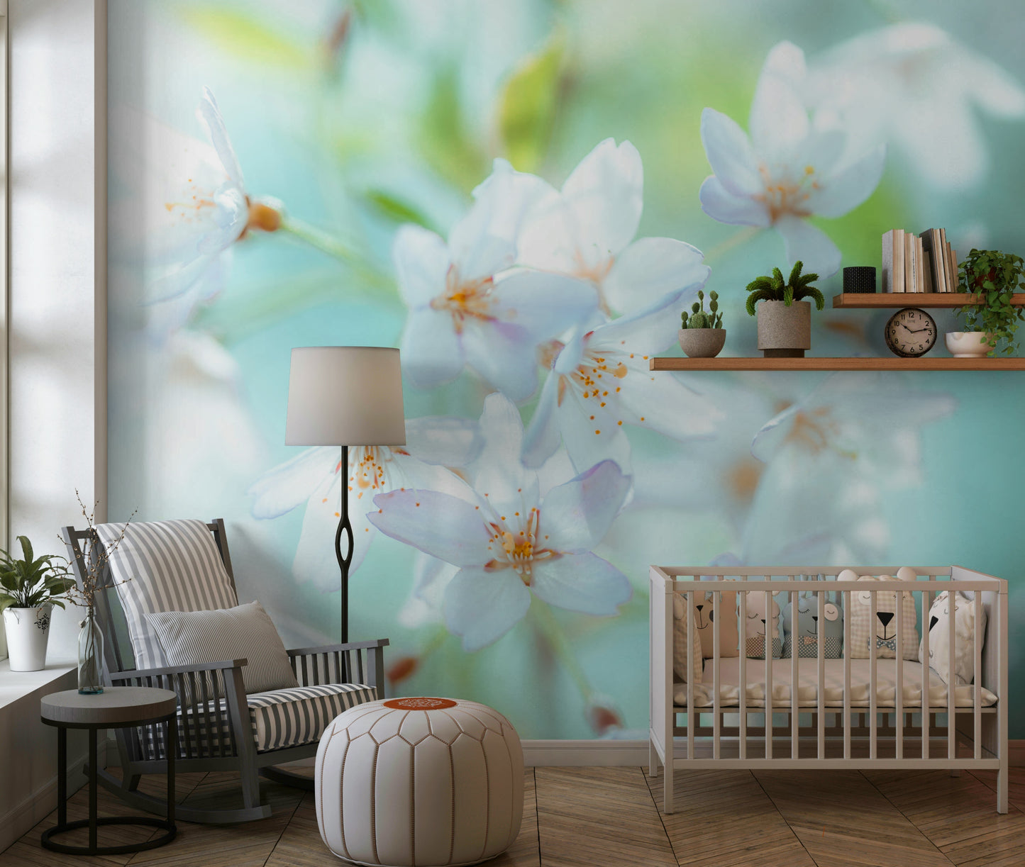 Springtime Blossoms Wall Mural