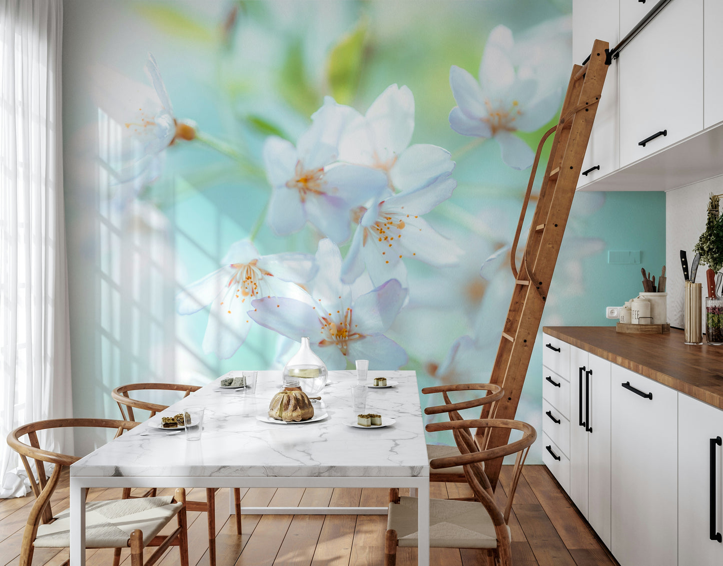 Springtime Blossoms Wall Mural