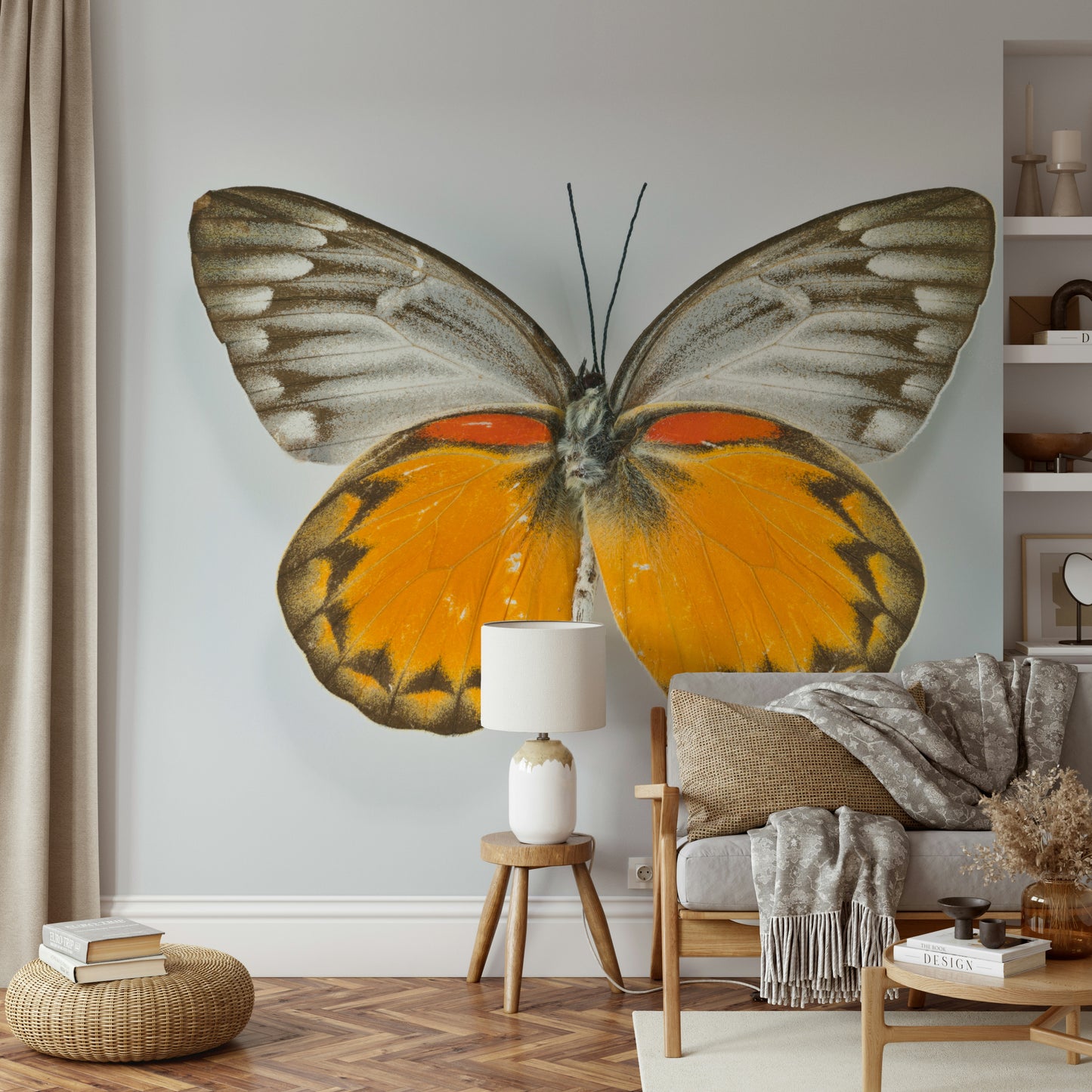 Whimsical Butterfly Wall Mural
