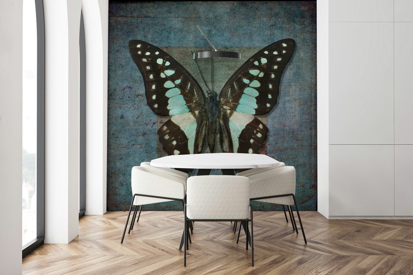 Whispering Butterfly Aura Wall Mural