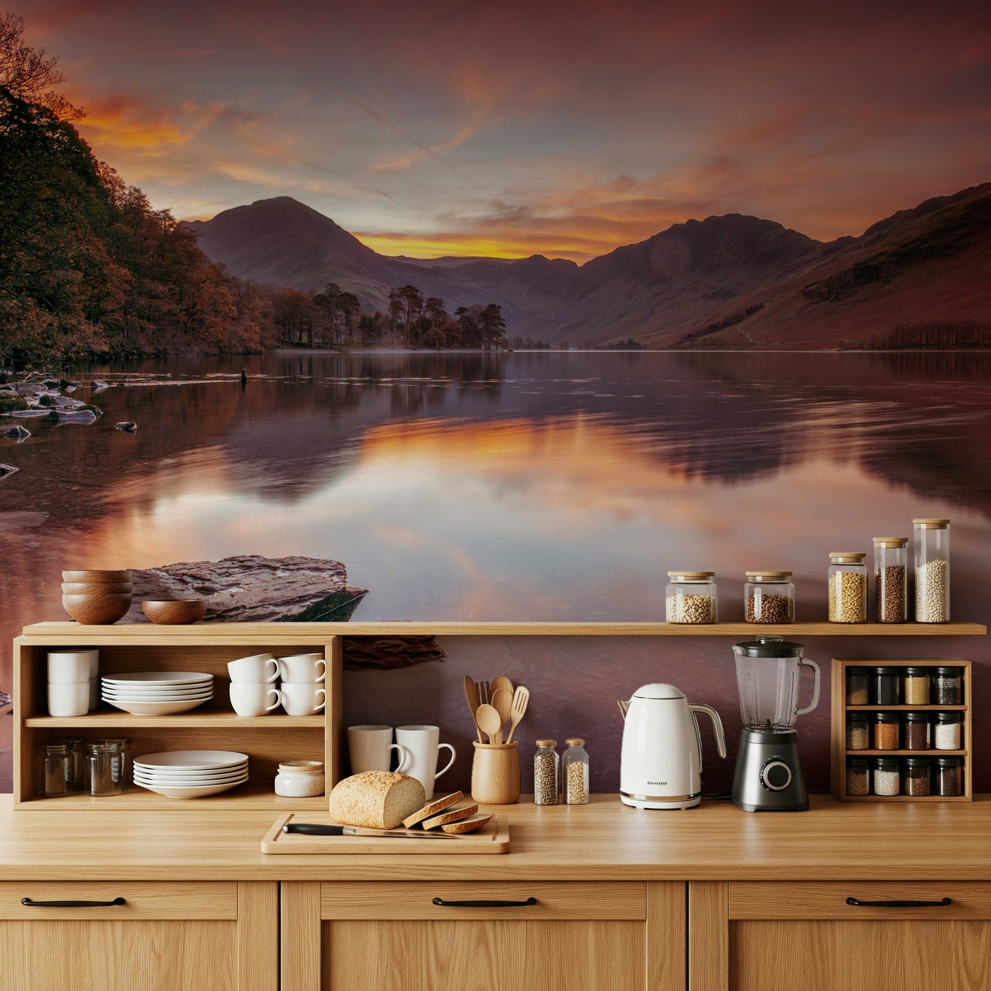 Lakeland Sunrise Wall Mural